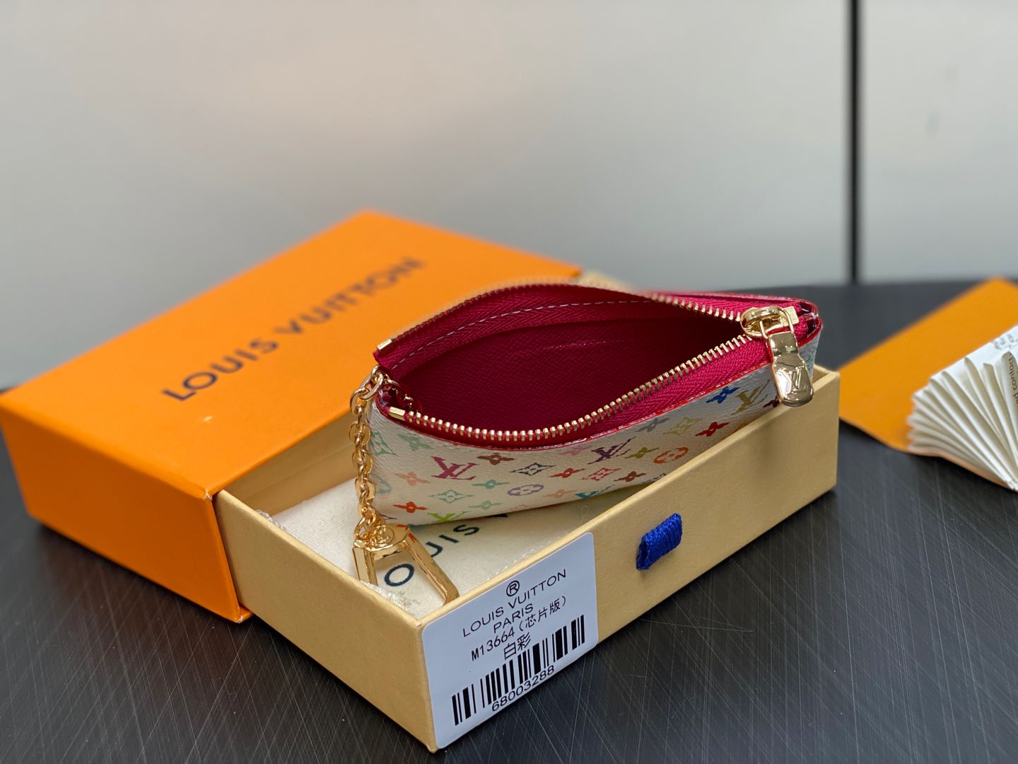 Louis Vuitton Monogram Multicolor Key Pouch-M13664-12.0 x 7.0 x 1.5CM