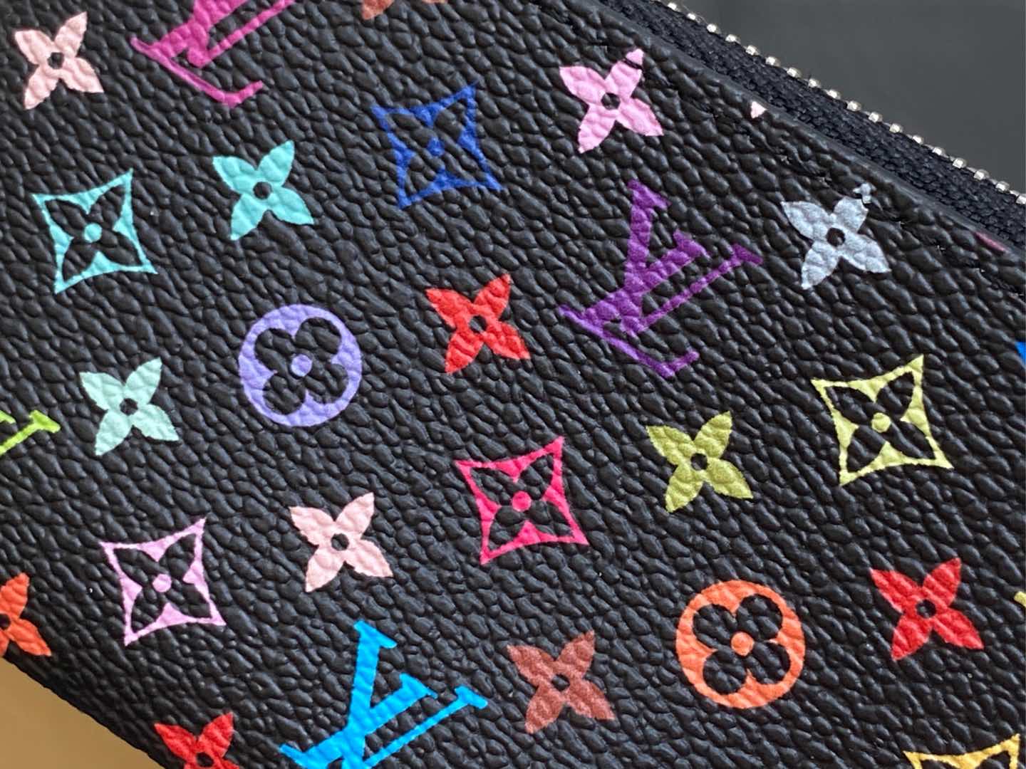 Louis Vuitton Monogram Multicolor Key Pouch-M13664-12.0 x 7.0 x 1.5CM