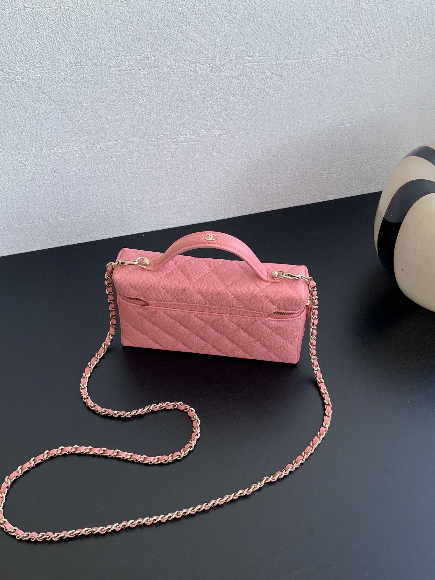 Ch@nel Cosmetic Bag-19.5×17×5CM