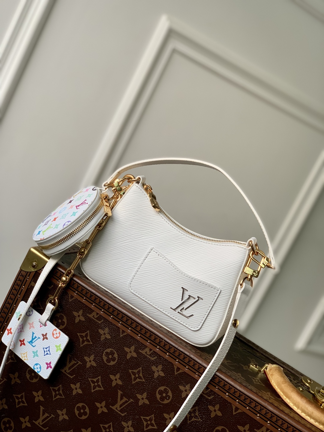 LV x TM Marellini Epi Leather - Women - Handbags-M13099-13.5 x 6.5 x 19CM