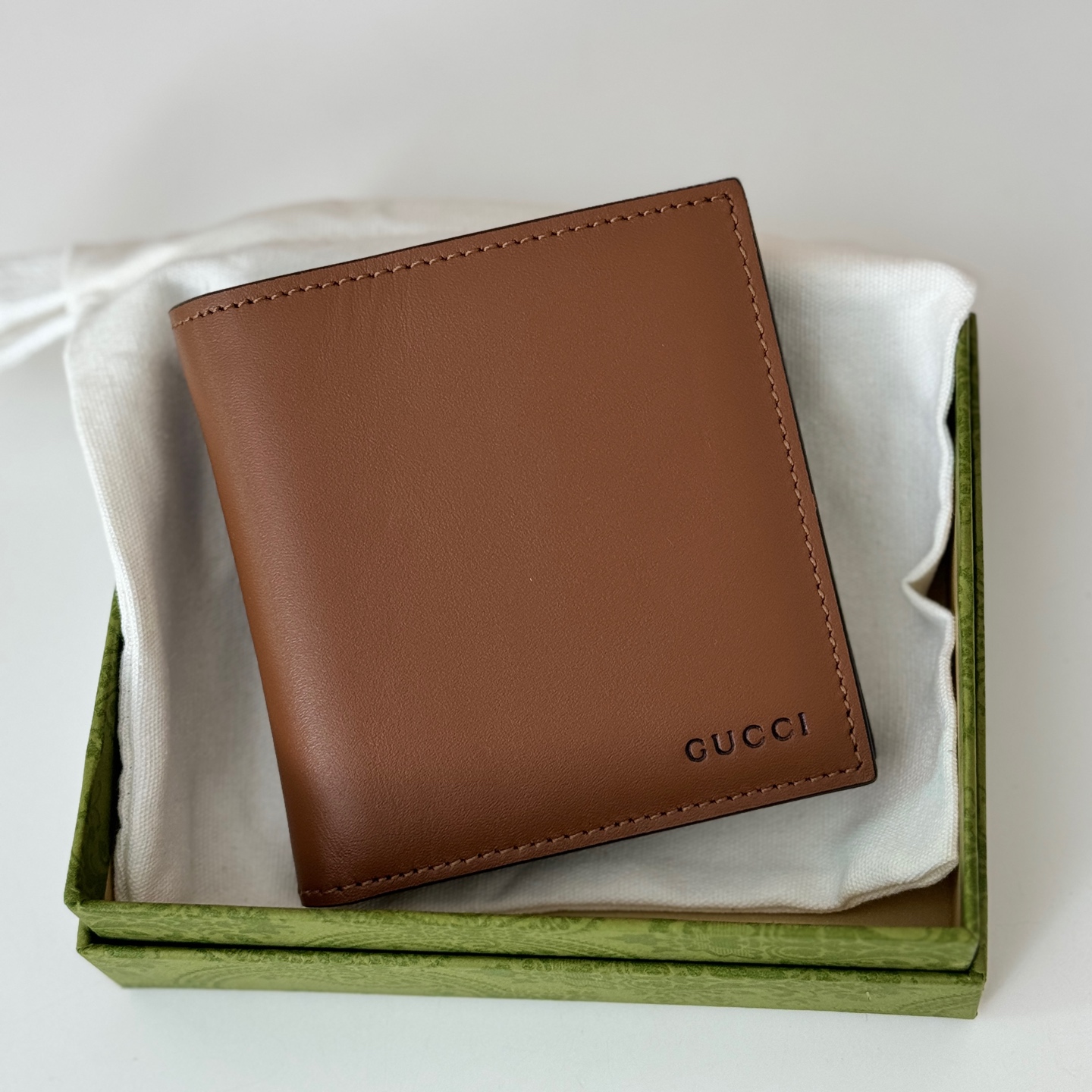 Gucci GG Emblem Wallet-10*10CM