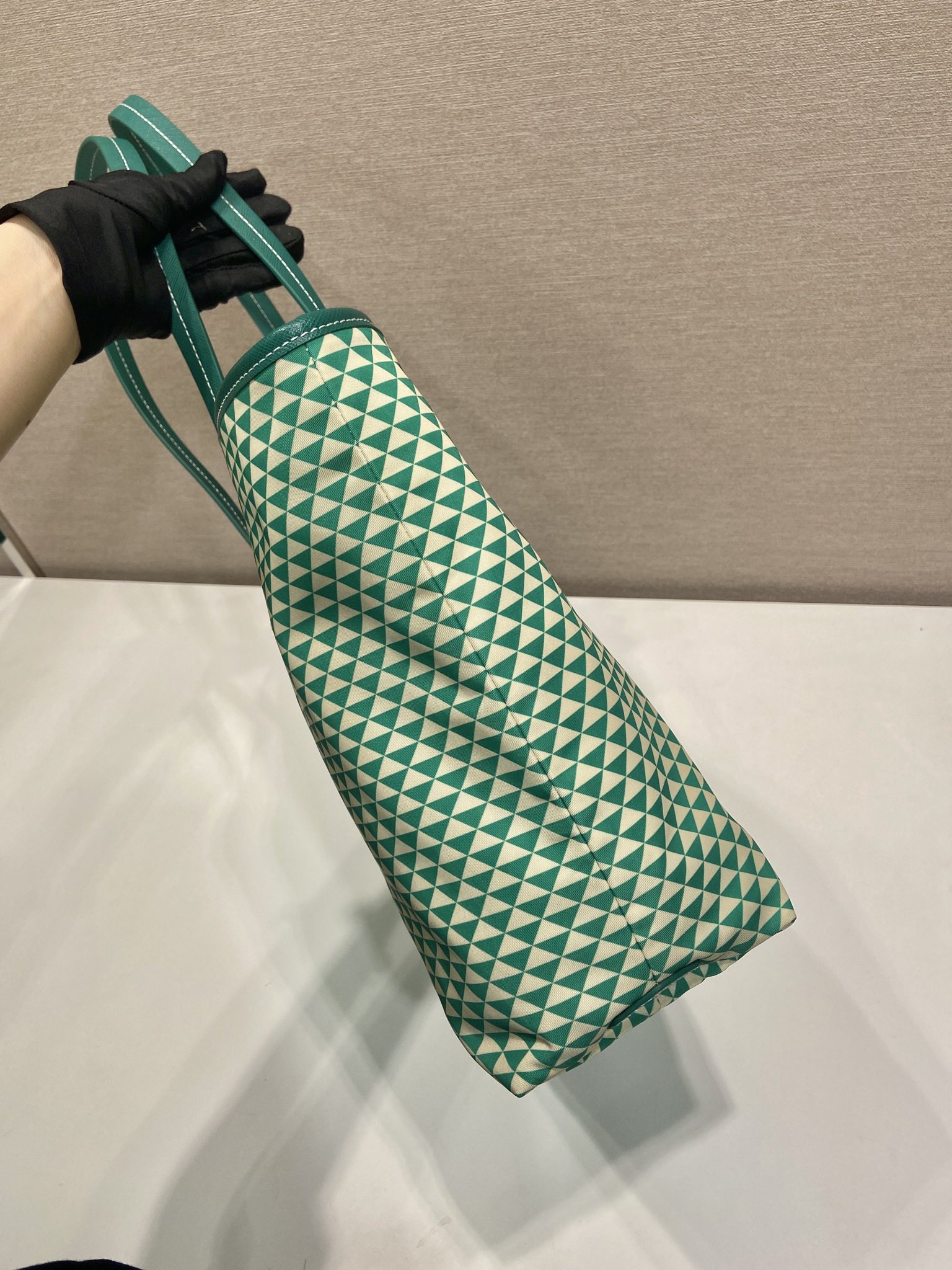Prada Tessuto Triangulum Tote-1BD552-33*29*14CM