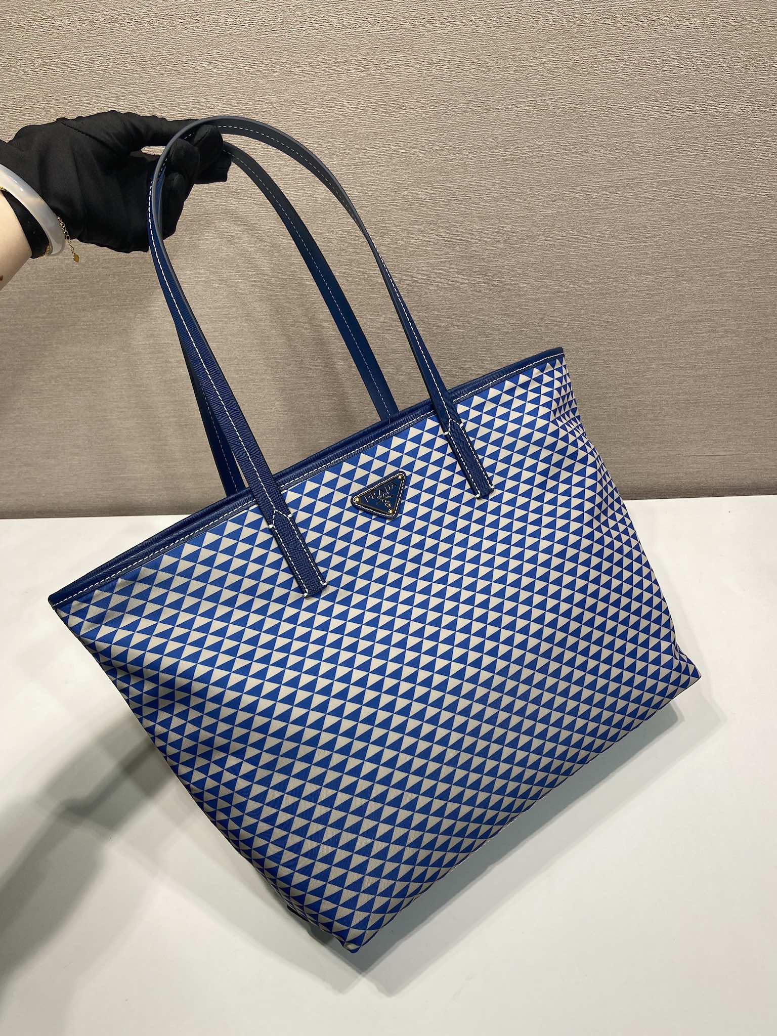 Prada Tessuto Triangulum Tote-1BD552-33*29*14CM
