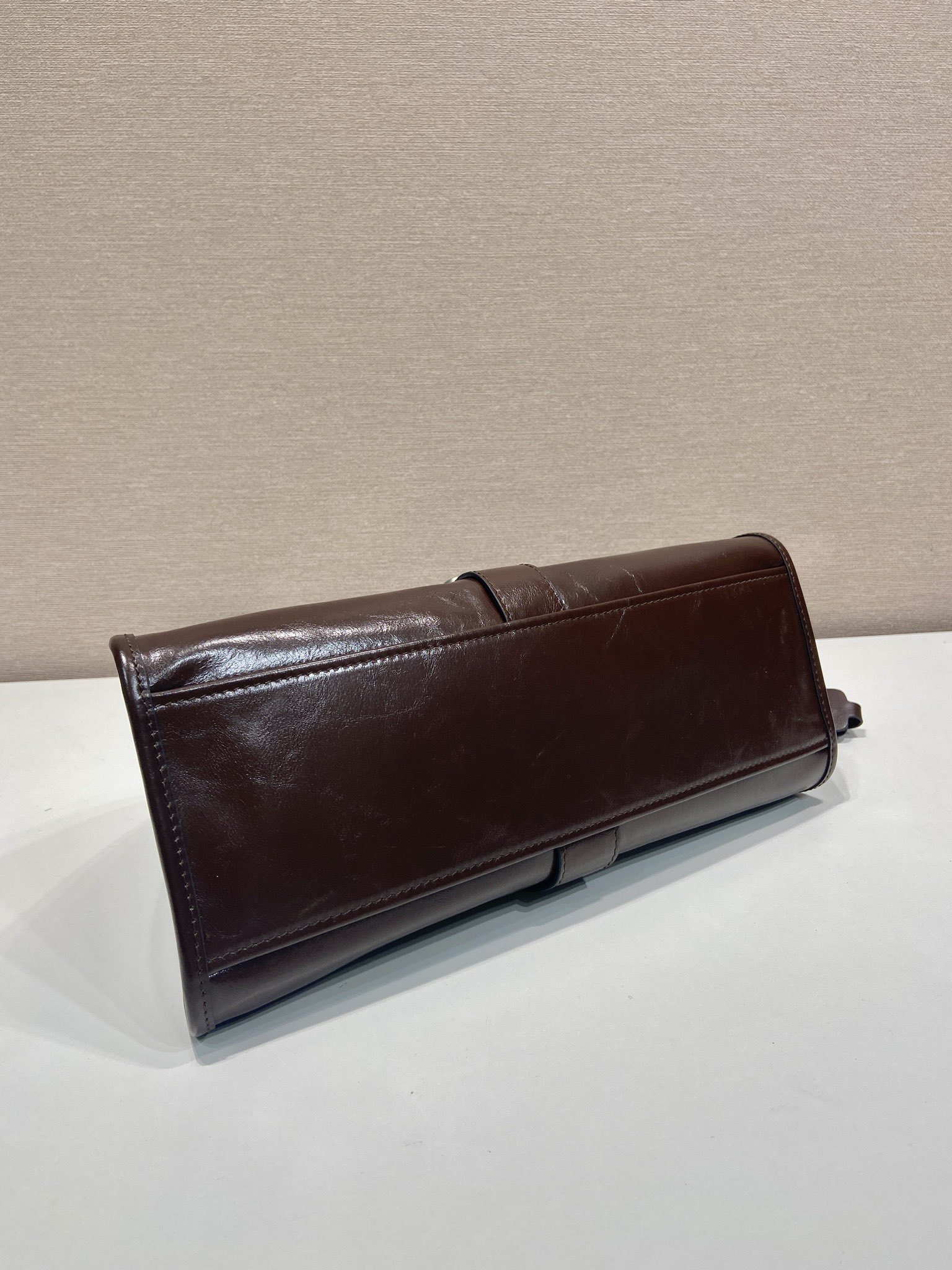Prada Leather Tote Bag-1BG563-30.5*17.5*9CM
