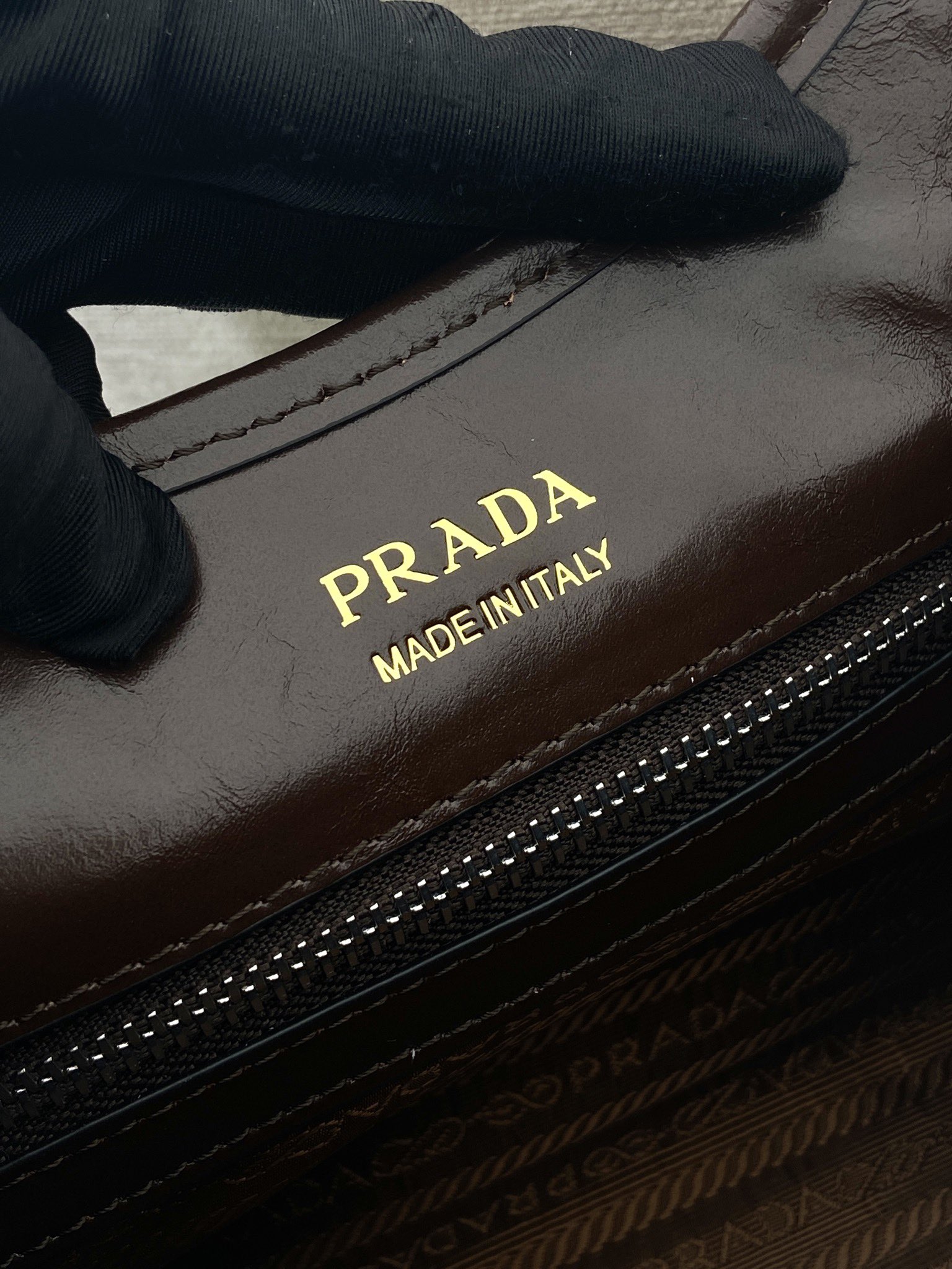Prada Leather Tote Bag-1BG563-30.5*17.5*9CM