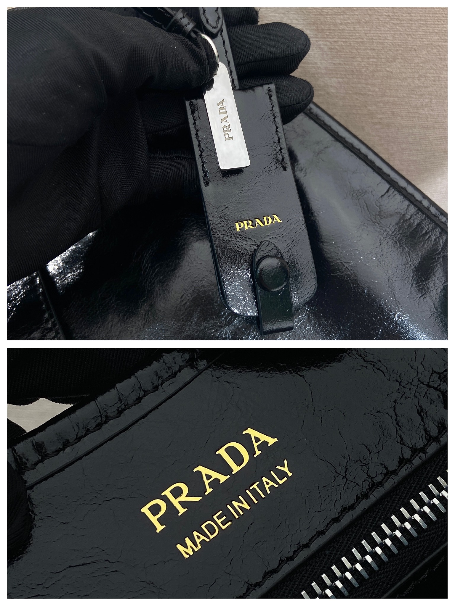 Prada Leather Tote Bag-1BG570-39*24.5*14CM
