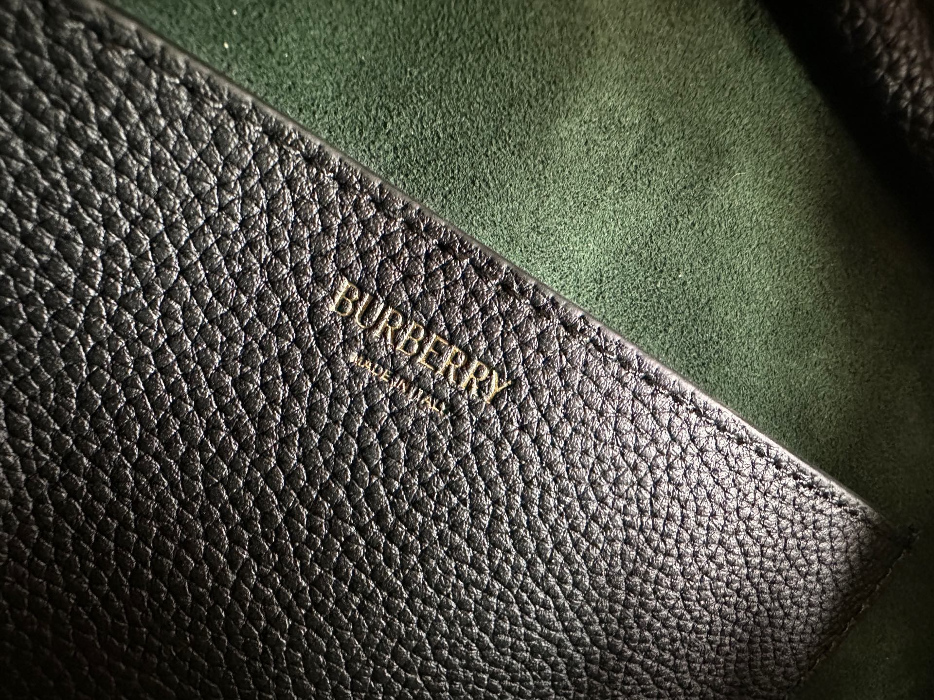 Burberry Black Small Shield Twin Bowling Bag-32*12.5*19.5CM