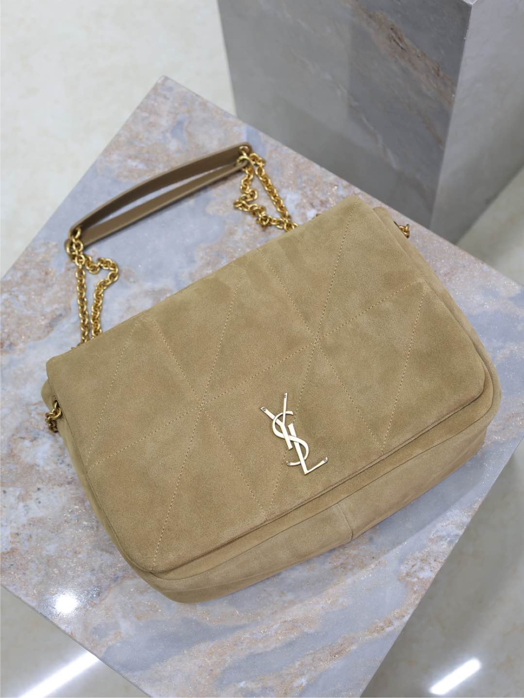 YSL JAMIE 4.3 In Suede-29×21×9.5CM