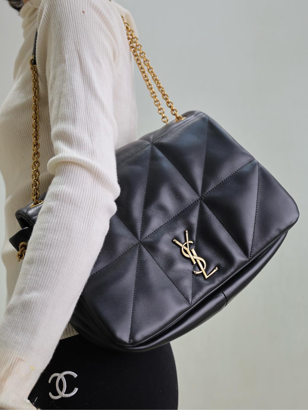 YSL JAMIE 4.3 In Suede-29×21×9.5CM