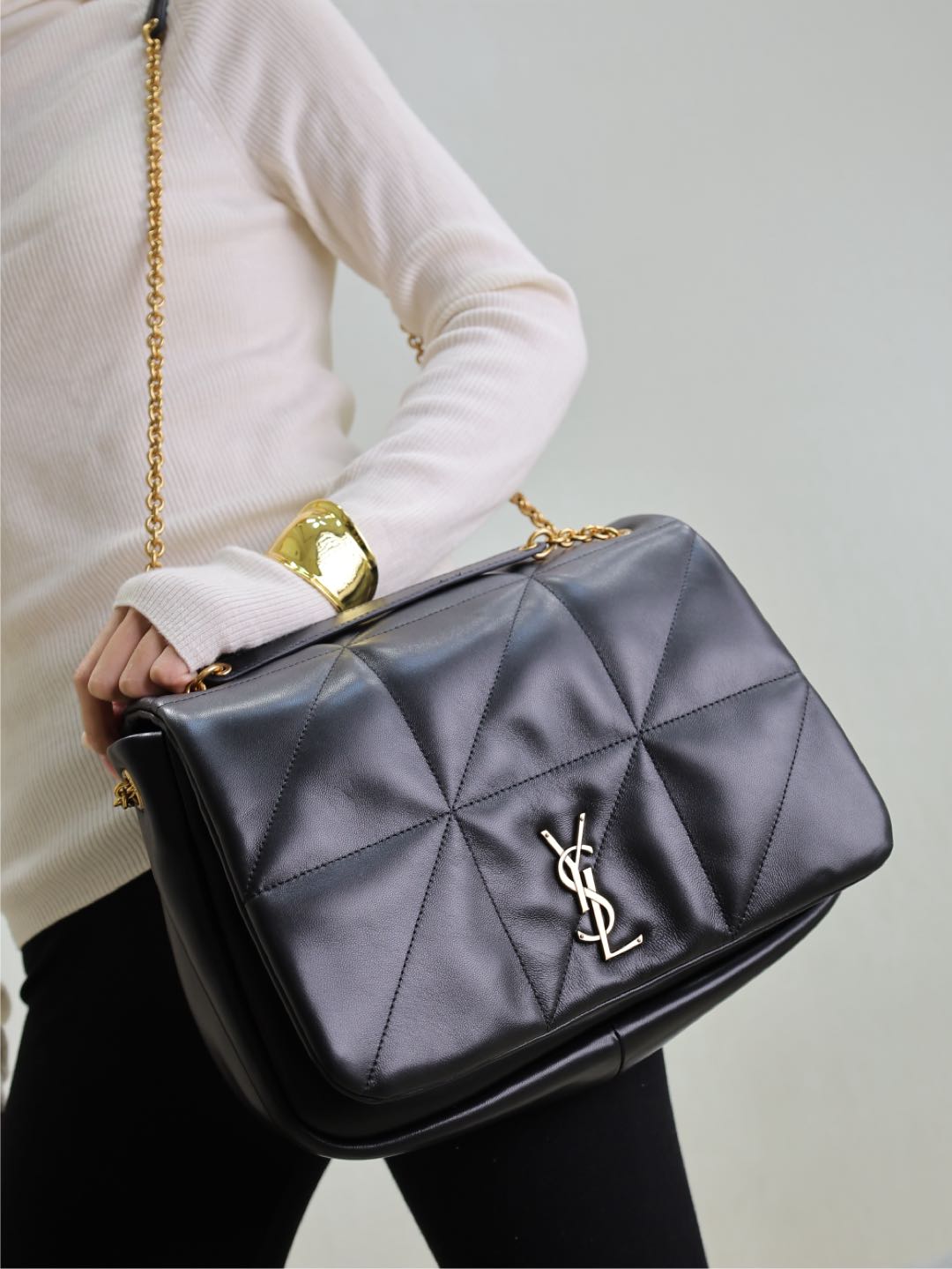 YSL JAMIE 4.3 In Suede-29×21×9.5CM