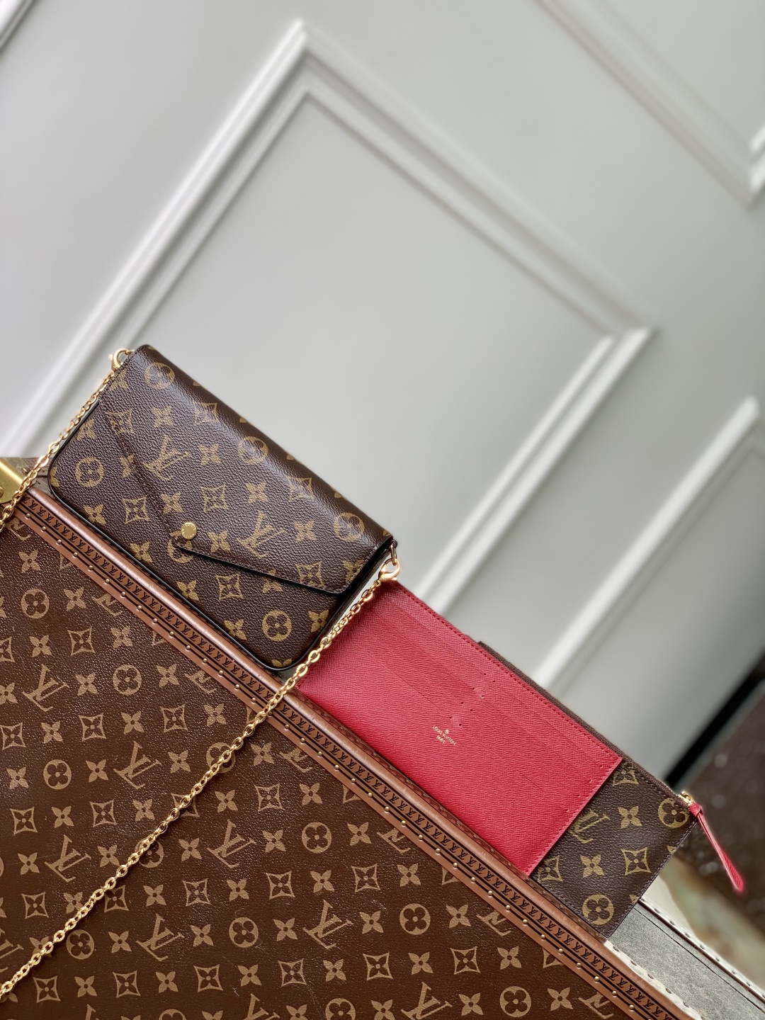 Louis Vuitton Pochette Félicie Wallet -M61276-21*12*3CM