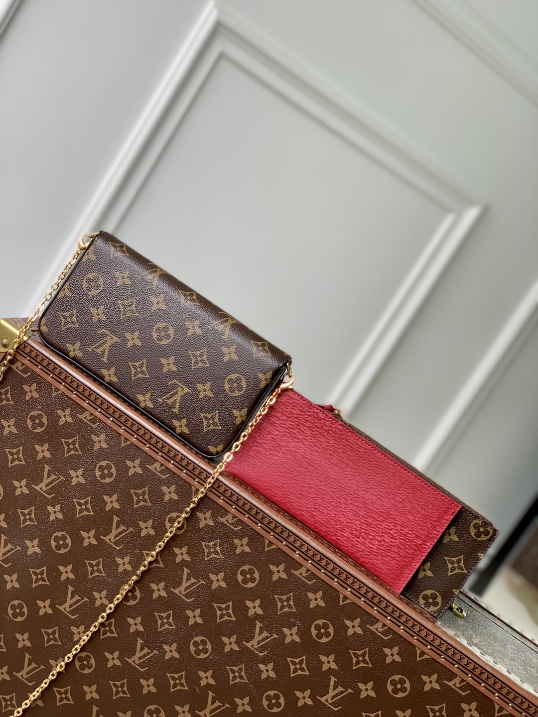 Louis Vuitton Pochette Félicie Wallet -M61276-21*12*3CM