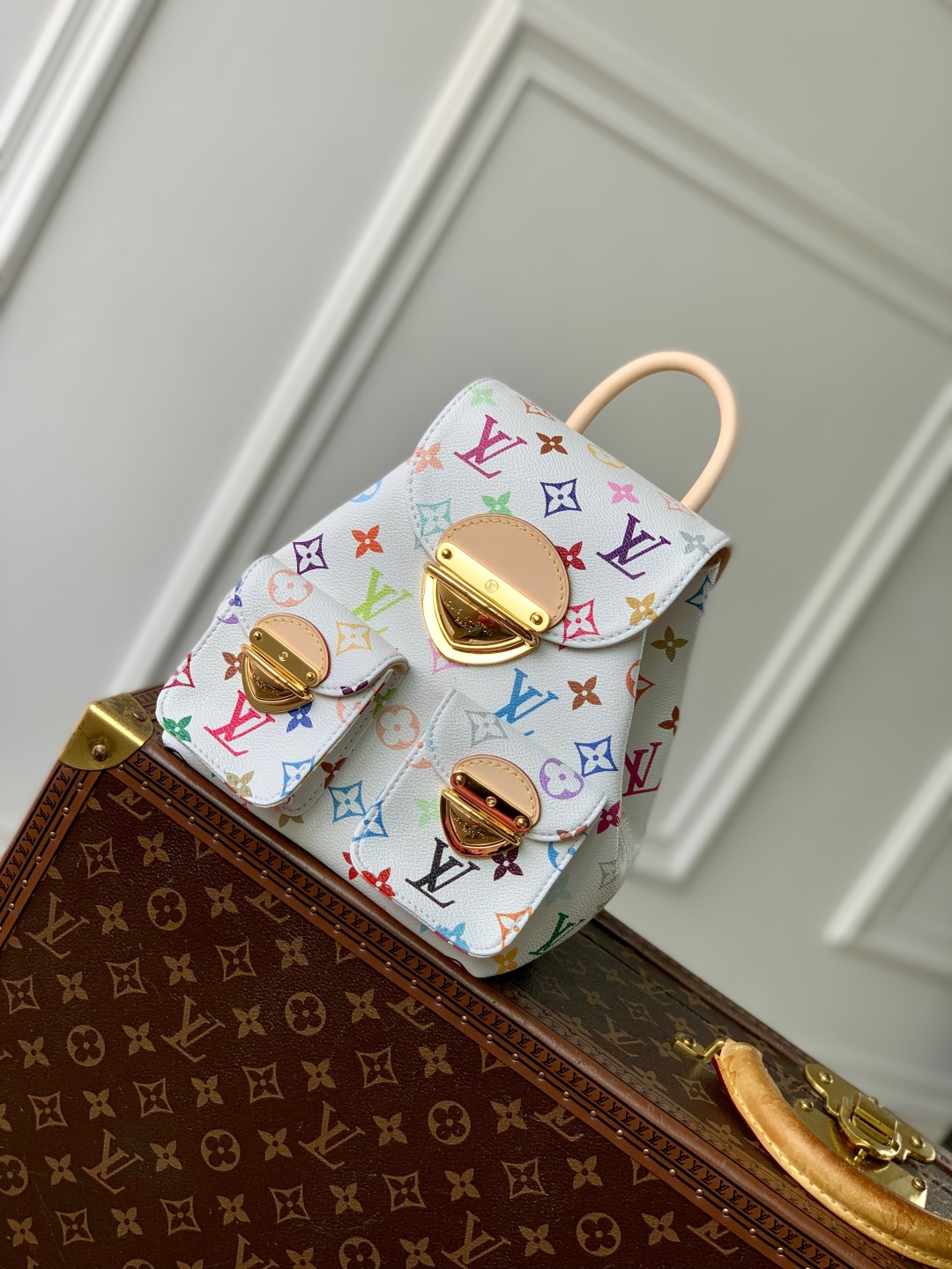 Louis Vuitton x Takashi Murakami "Venise" Backpack M13081-24x26x7CM