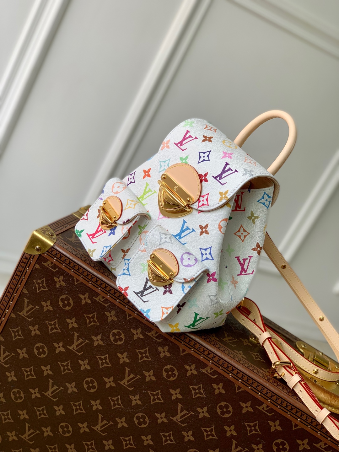 Louis Vuitton x Takashi Murakami "Venise" Backpack M13081-24x26x7CM
