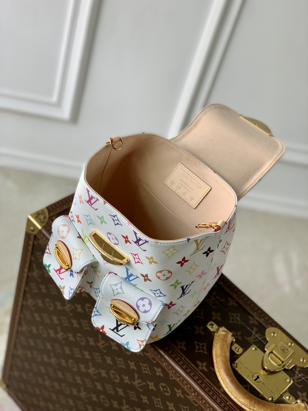 Louis Vuitton x Takashi Murakami "Venise" Backpack M13081-24x26x7CM