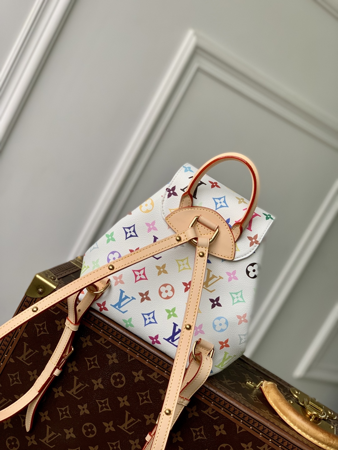 Louis Vuitton x Takashi Murakami "Venise" Backpack-M13081 -26 x 7 x 24CM