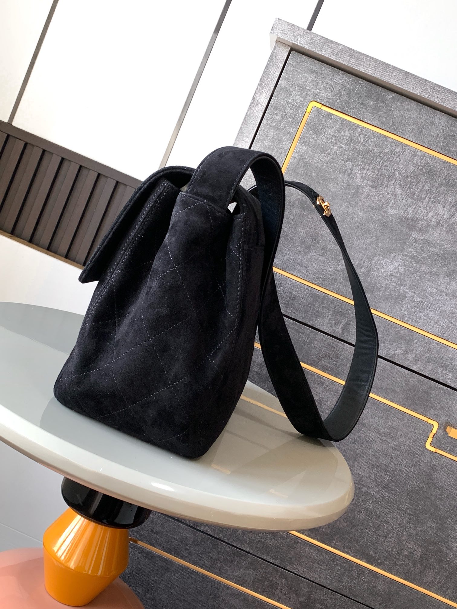 Ch@nel Vintage Flap Bag-28X 12.5 X 24CM