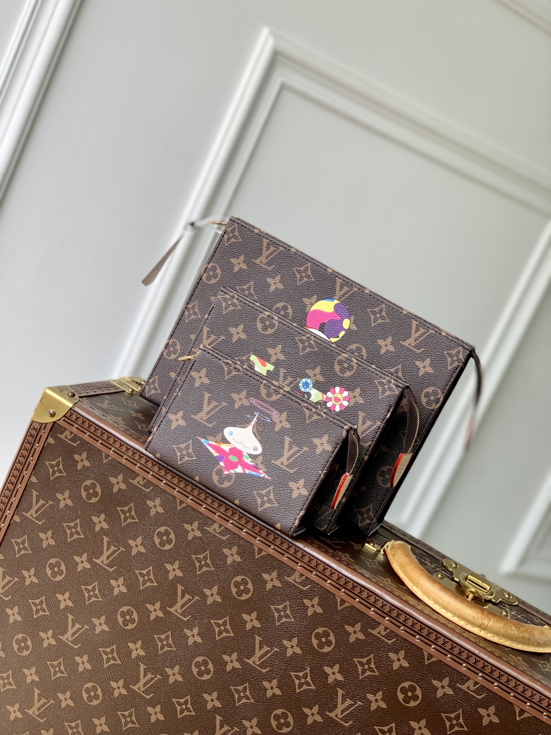 Louis Vuitton Trio Poche Toilette Bag-M11254-25 x 20 x 5.5CM