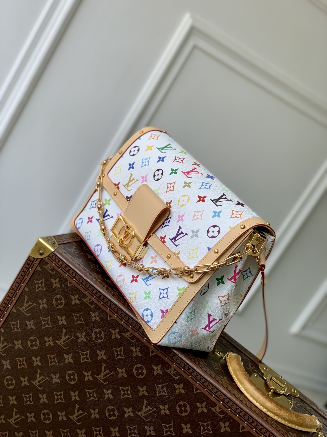 Louis Vuitton Dauphine Soft Bag-M13255-28*20*11CM