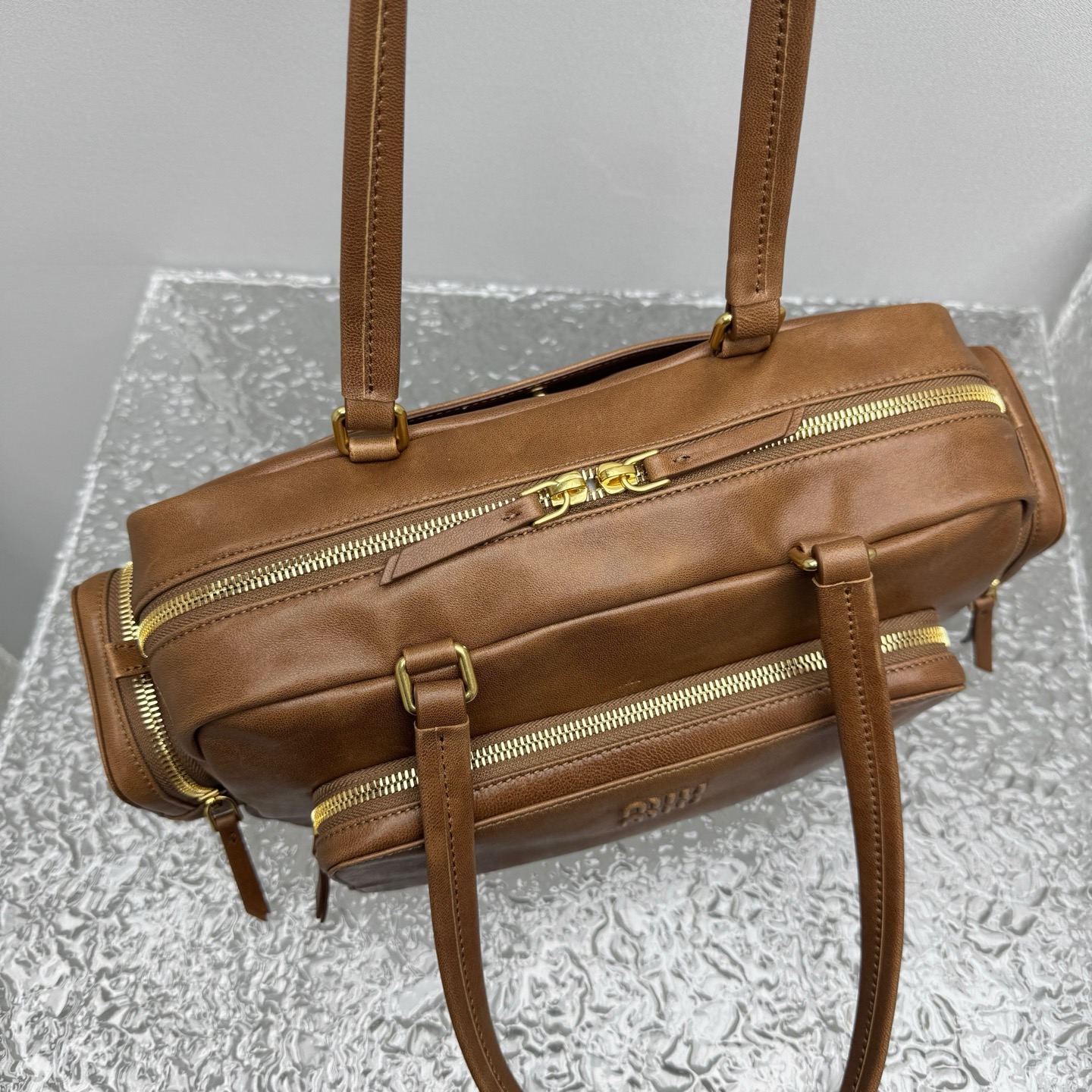 MiuMiu Pocket Washed Nappa Leather Bag-32*11*15.5CM