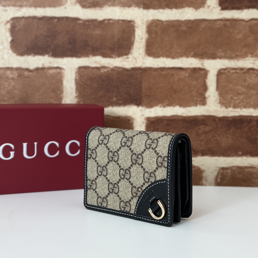 Gucci GG Emblem Wallet-11*8.5*3CM