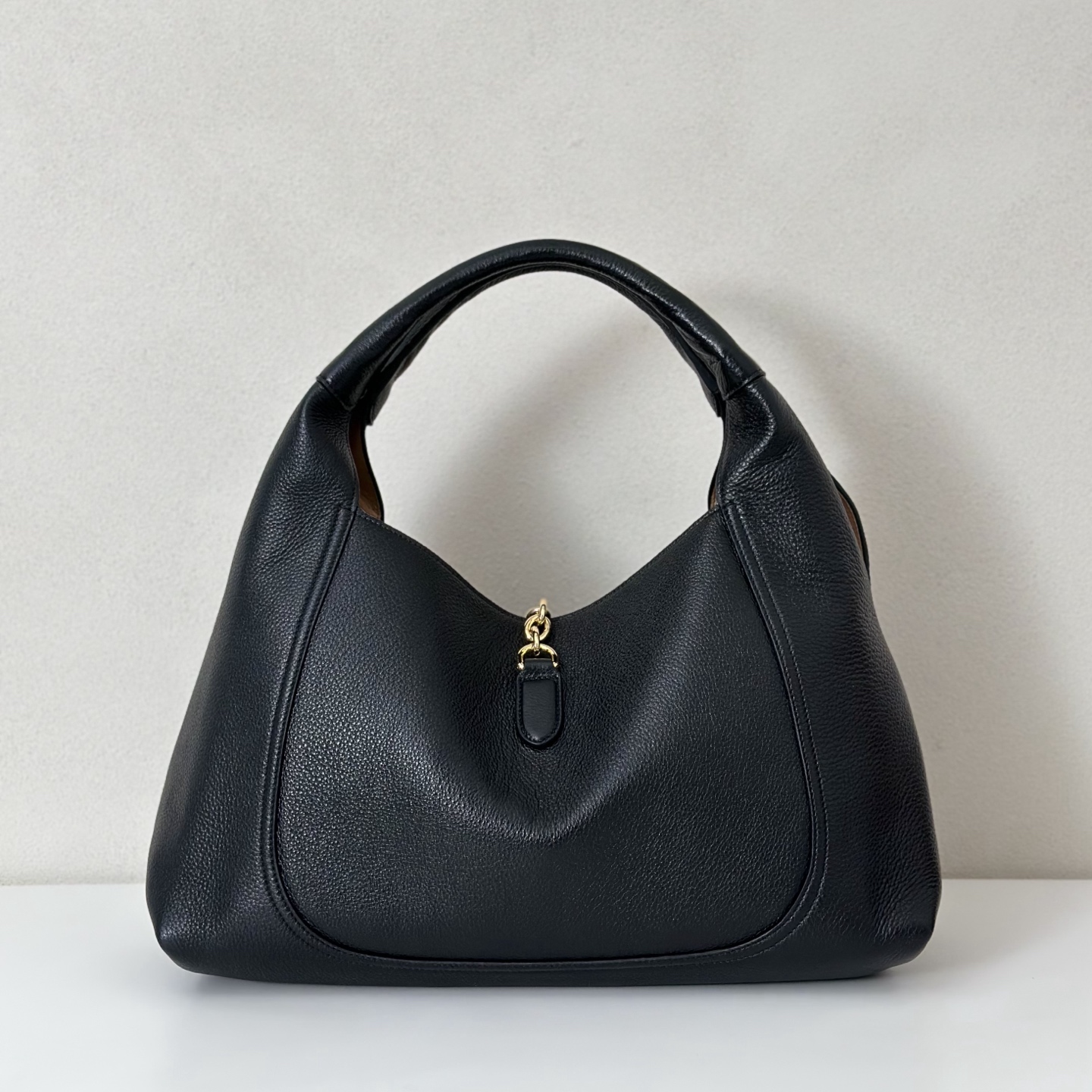 Gucci Softbit Large Shoulder Bag In Leather-46*26*16CM