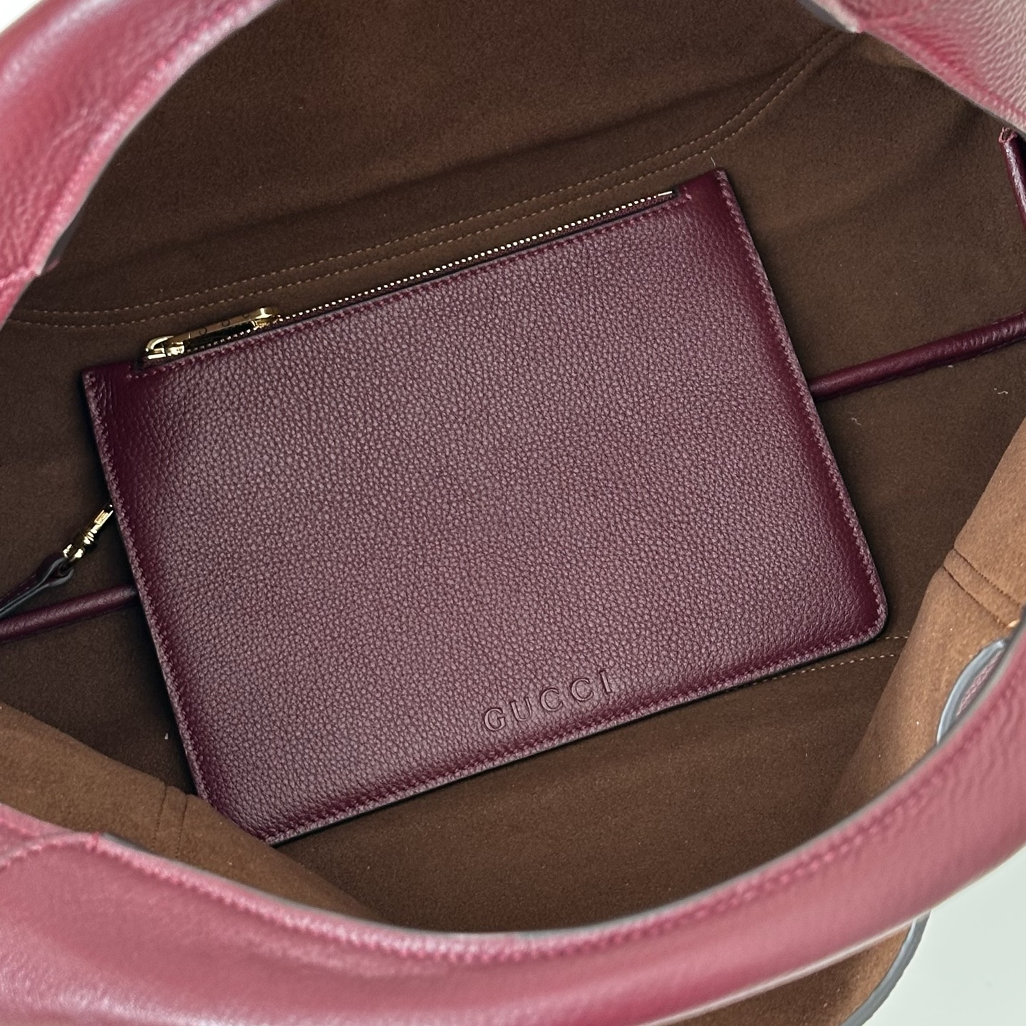 Gucci Softbit Large Shoulder Bag In Leather-46*26*16CM