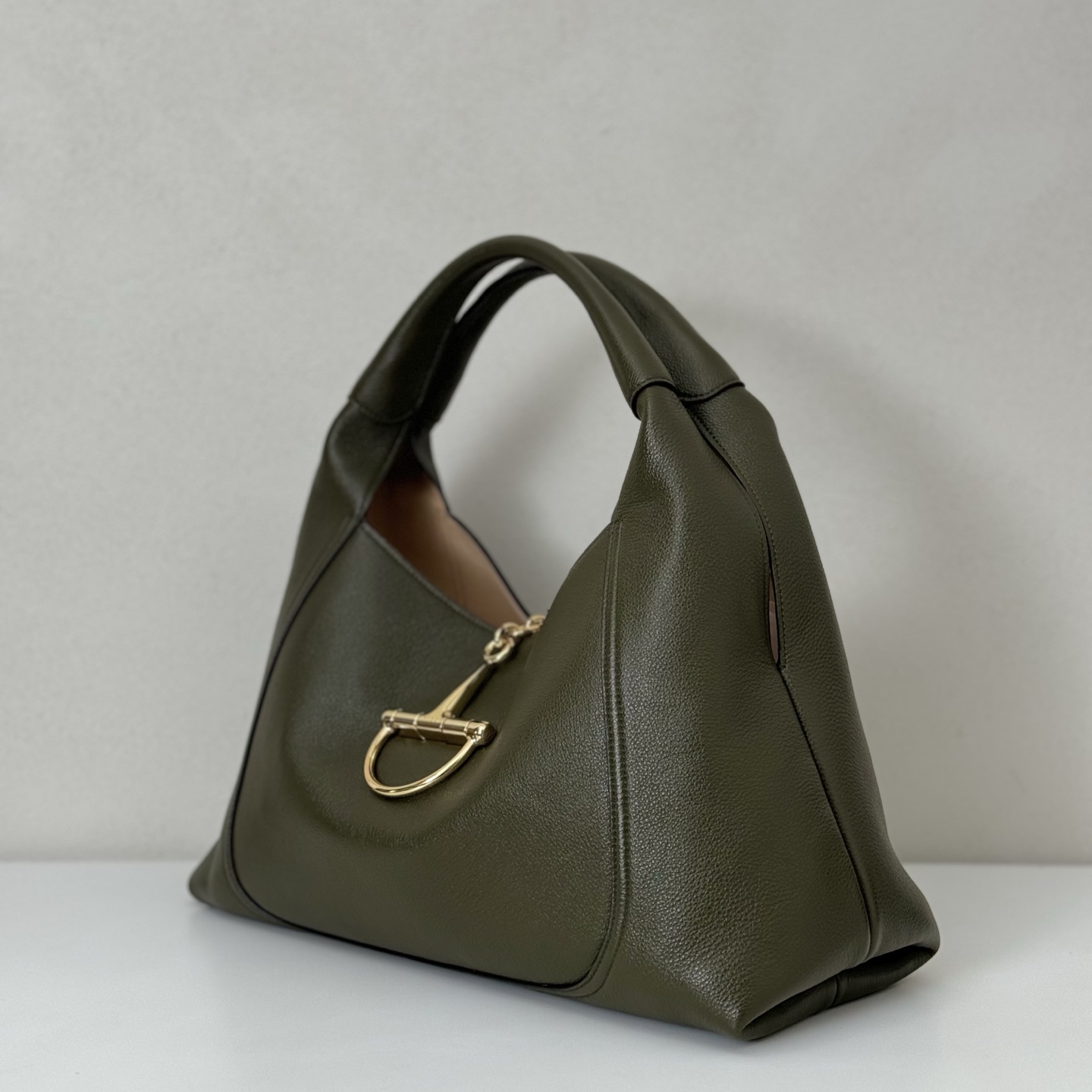 Gucci Softbit Large Shoulder Bag In Leather-46*26*16CM
