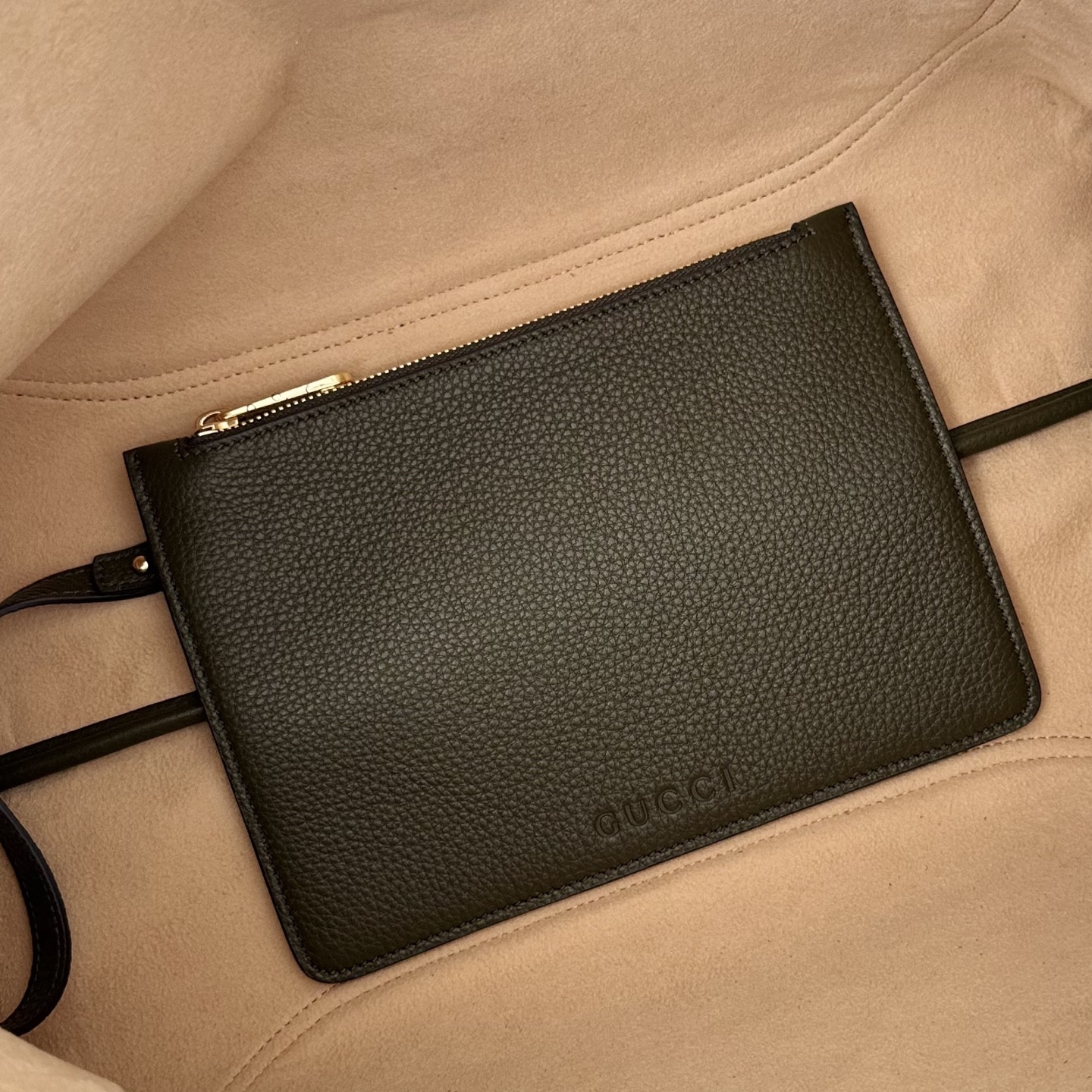 Gucci Softbit Large Shoulder Bag In Leather-46*26*16CM