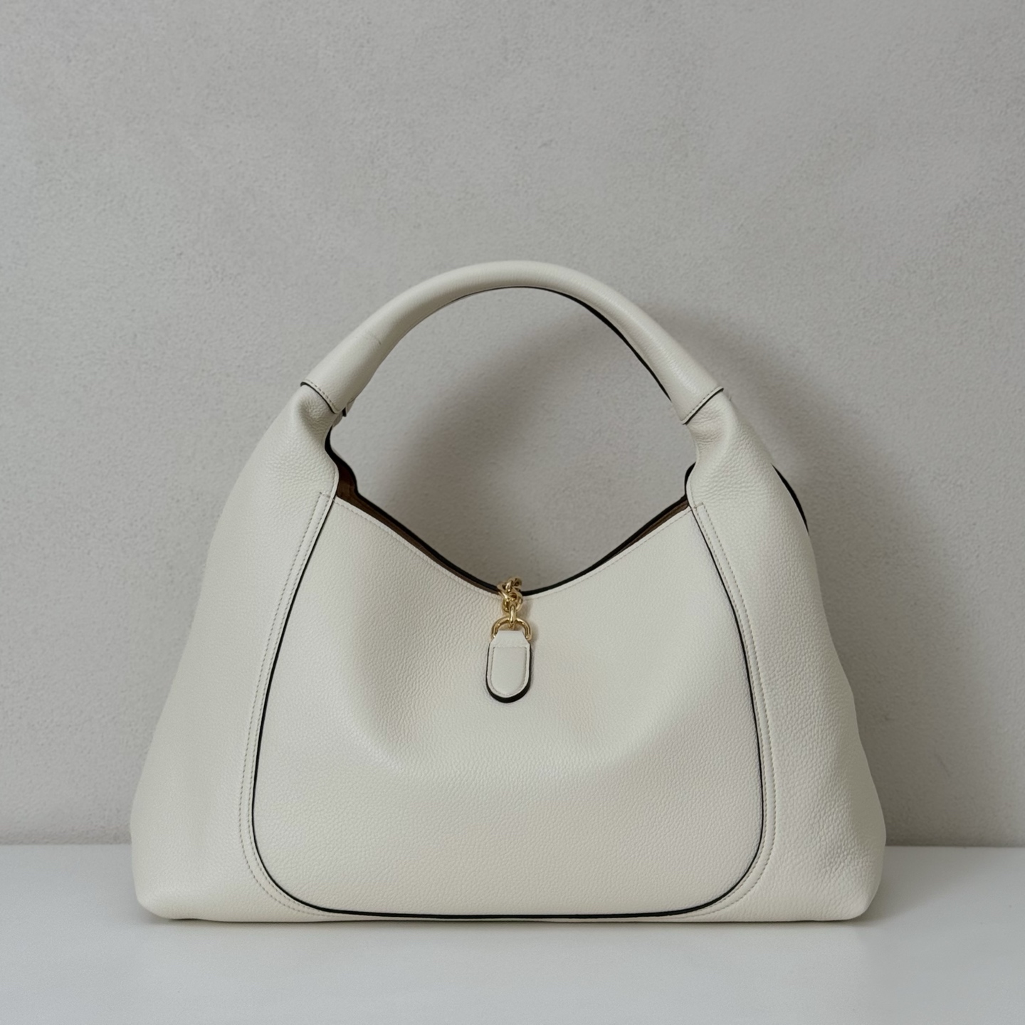 Gucci Softbit Large Shoulder Bag In Leather-46*26*16CM