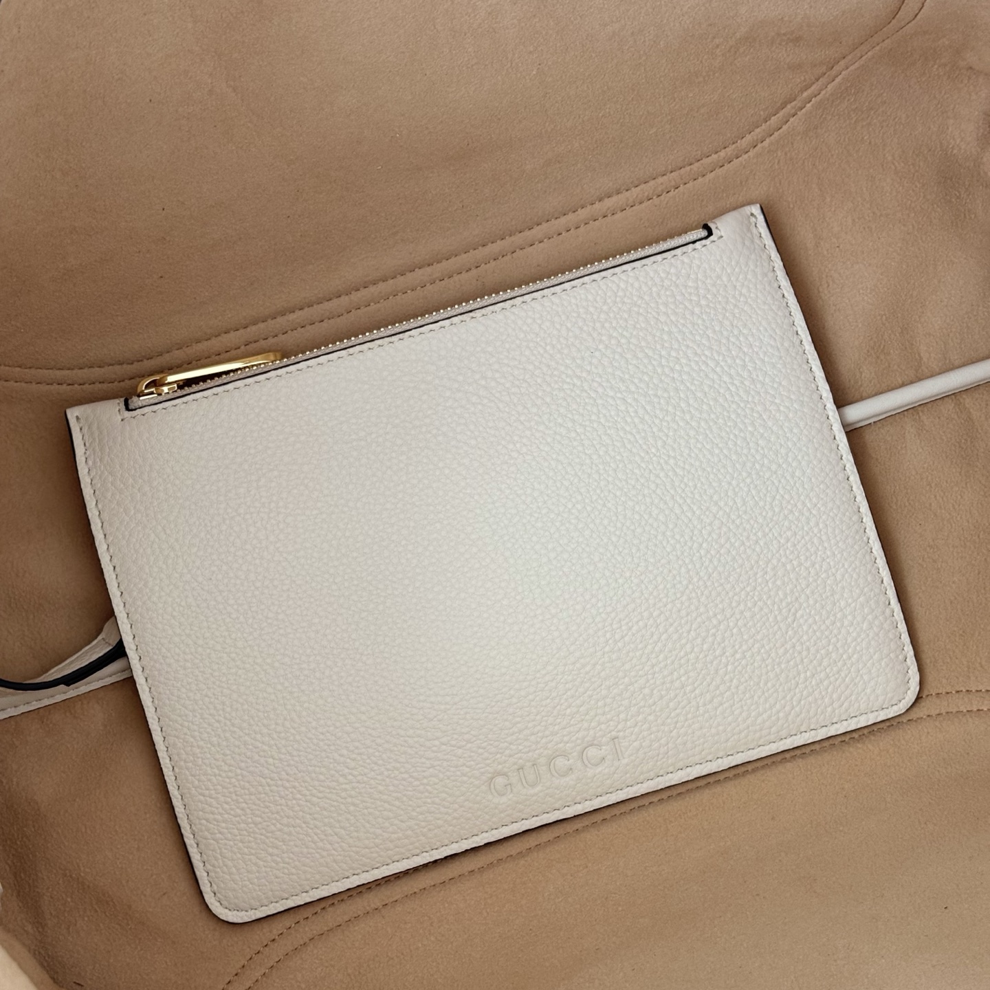 Gucci Softbit Large Shoulder Bag In Leather-46*26*16CM