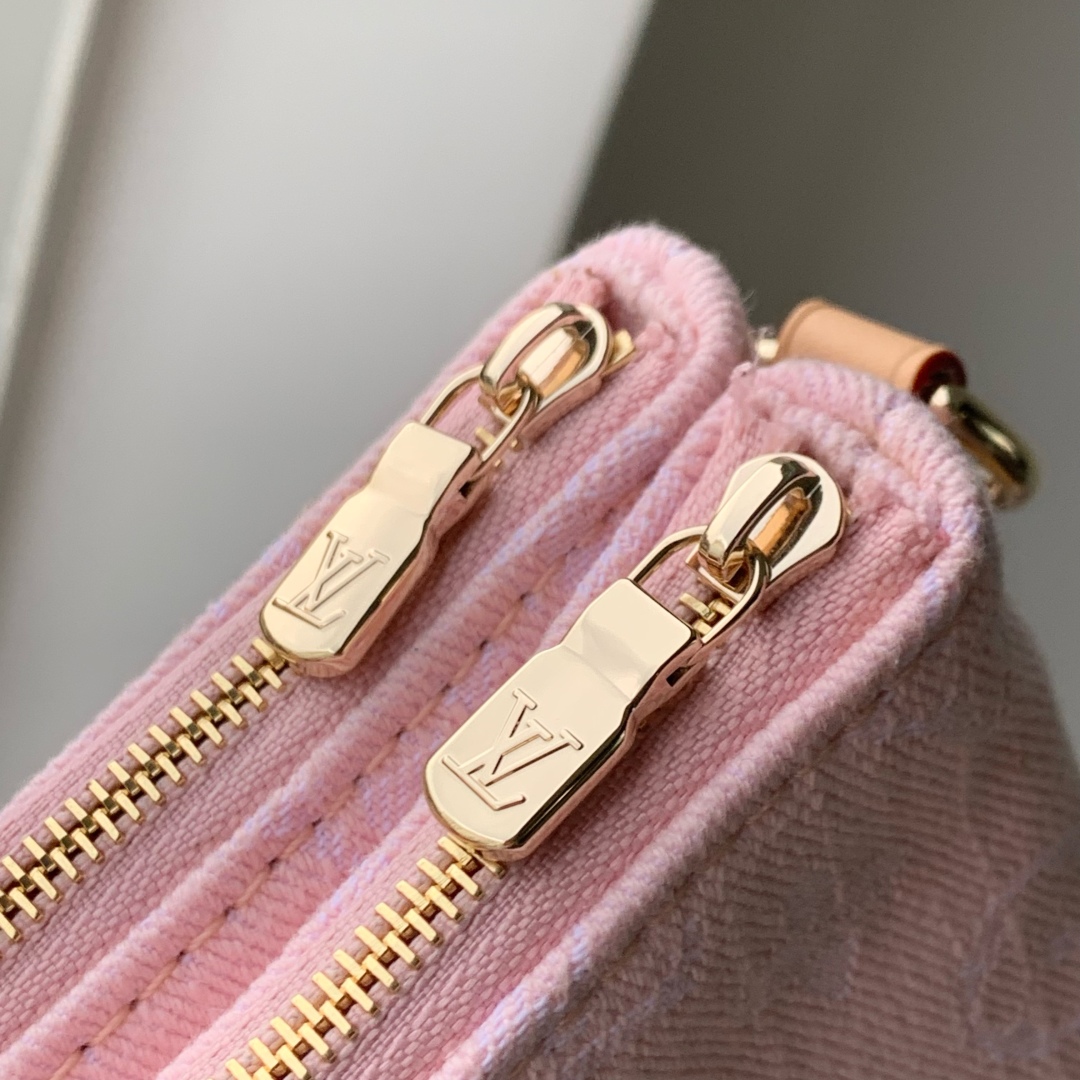 Louis Vuitton Liv Pochette Monogram Denim Bag -M14159-13.5 x 6.5 x 24.5CM