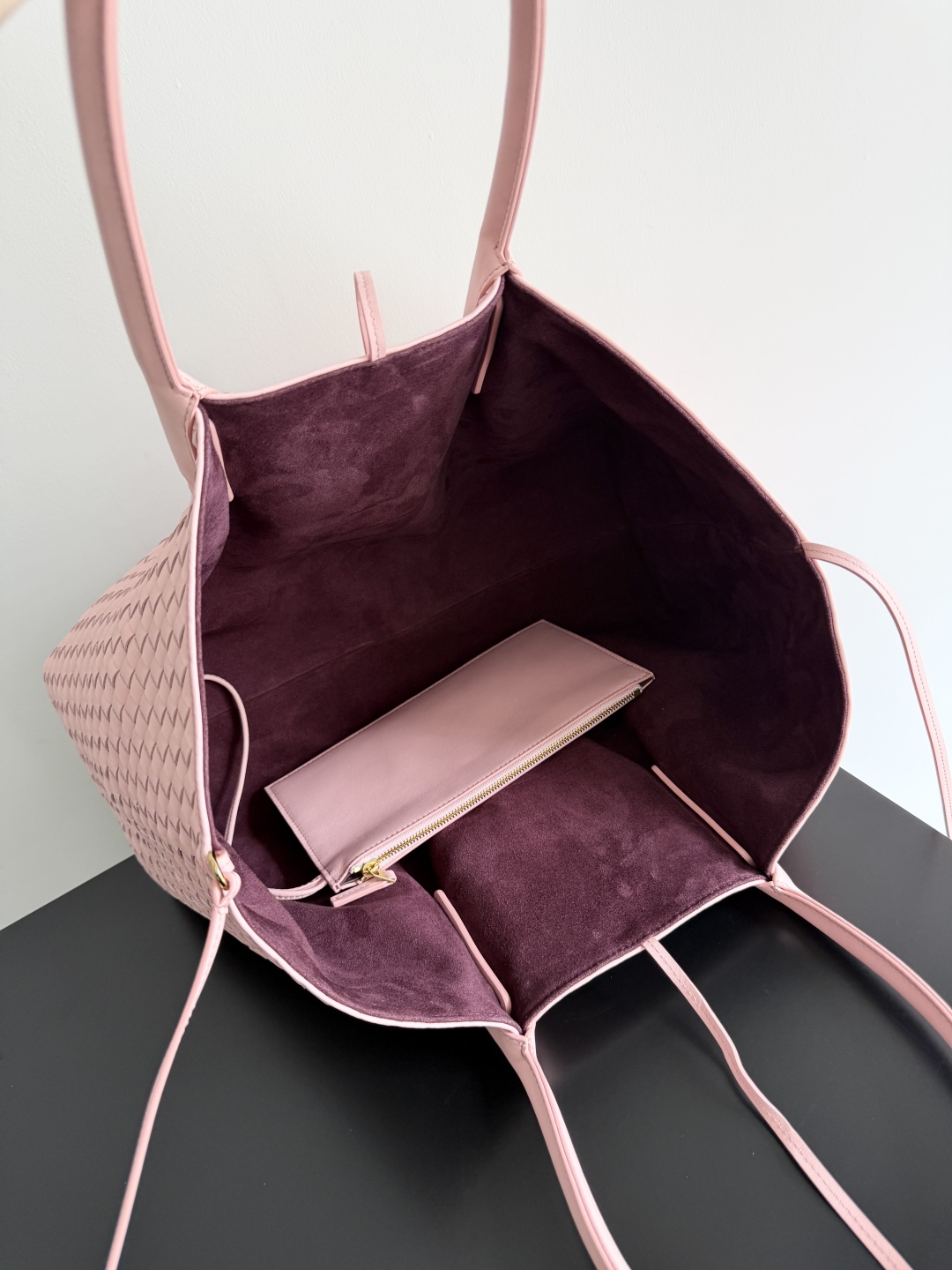 Bottega Veneta Burgundy Pinacoteca Reversible Tote -43*23*17.5CM