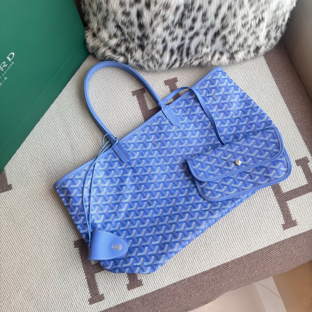 Goyard Fuchsia Pink Reversible St. Louis Tote Bag-34X15X28CM