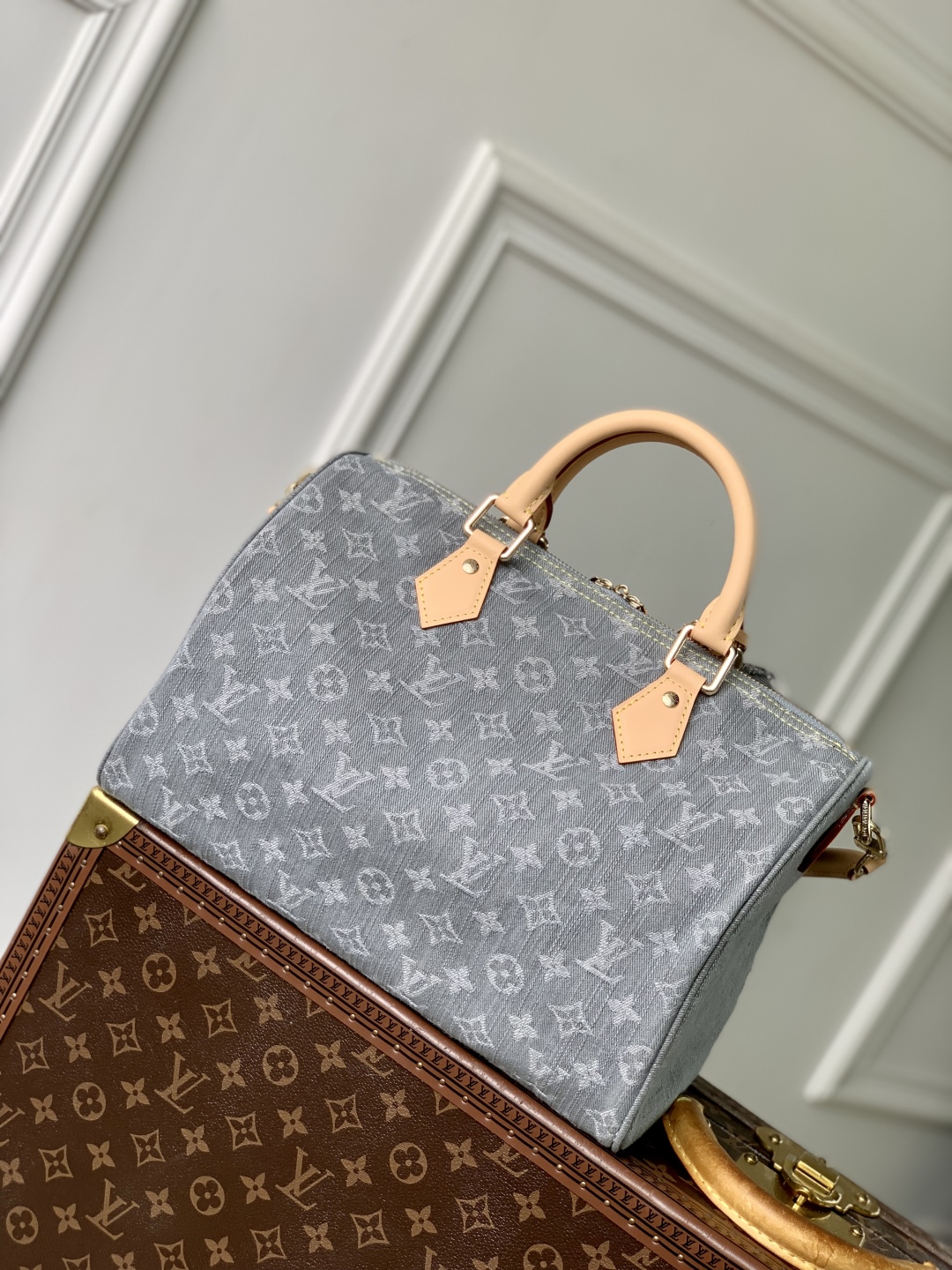Louis Vuitton Speedy Soft 30 Boho Bag -21 x 17 x 30CM