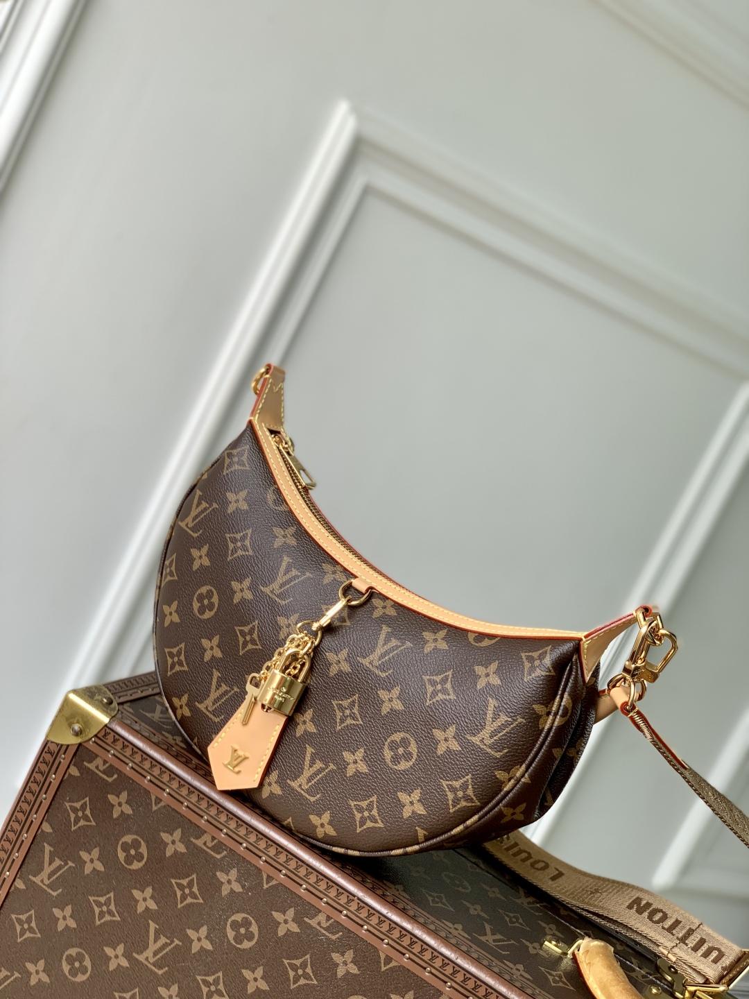 Louis Vuitton Loop Hobo Handbags-M12939-22 x 9 x 33CM