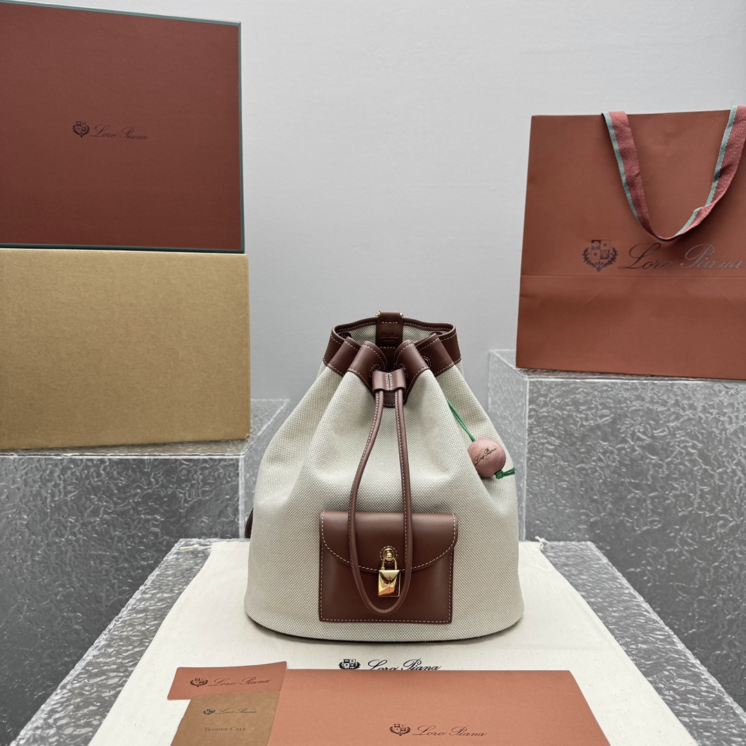 Loro Piana Extra Bag-14*25*27CM
