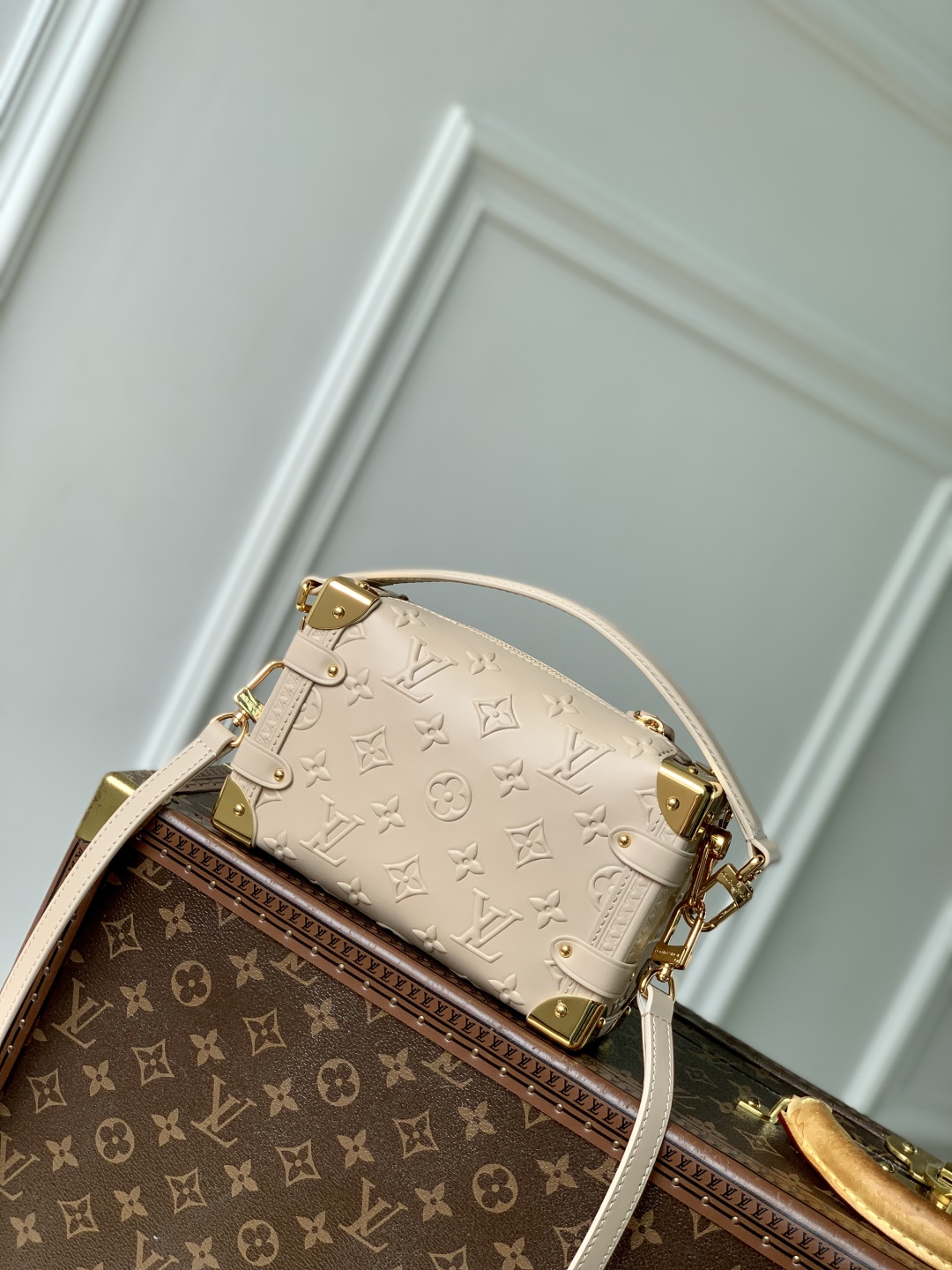 Louis Vuitton Side Trunk Pm-19 × 12.5 × 7.5CM