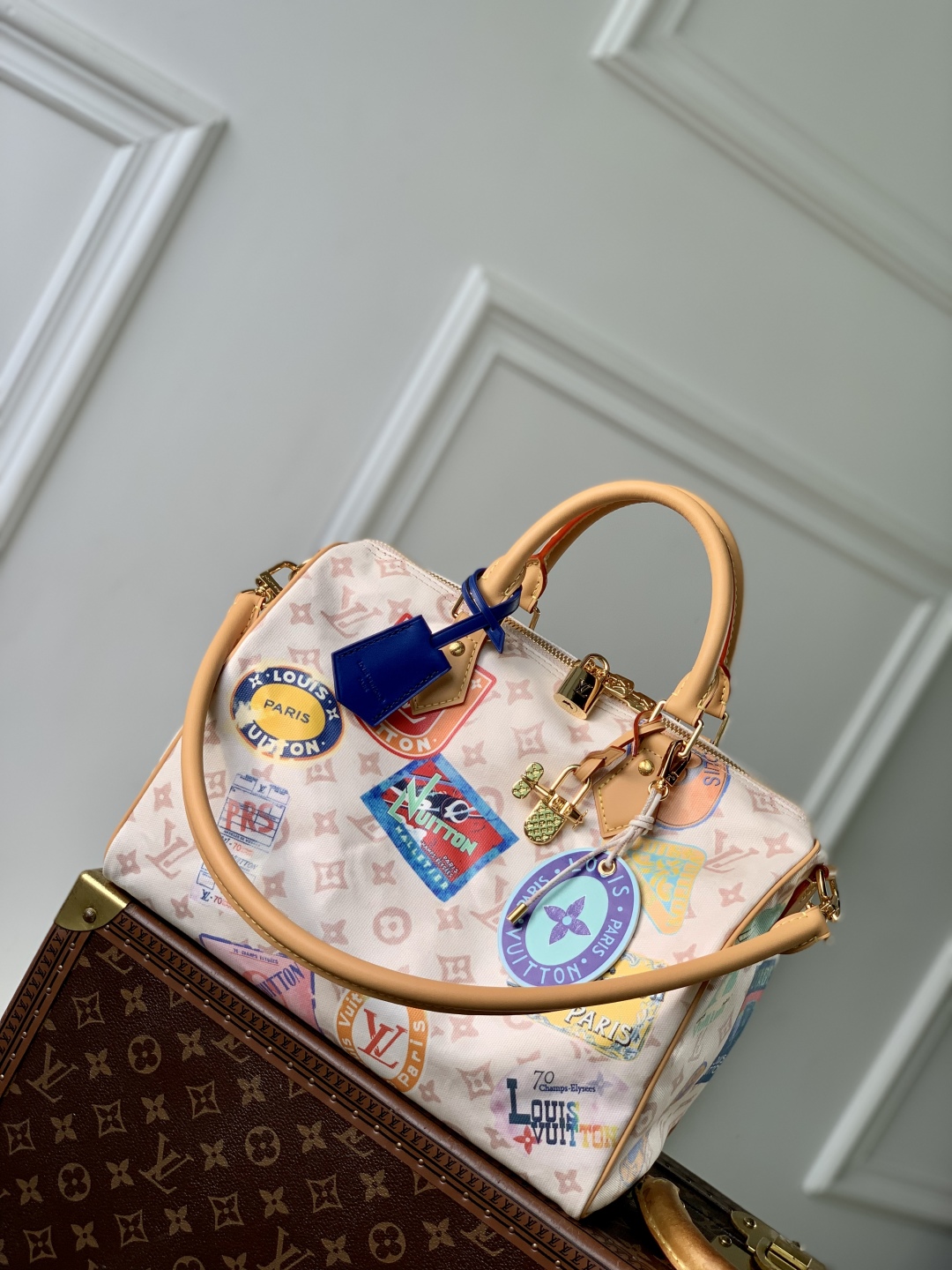 Louis Vuitton Speedy Soft 30 Boho Bag -21 x 17 x 30CM