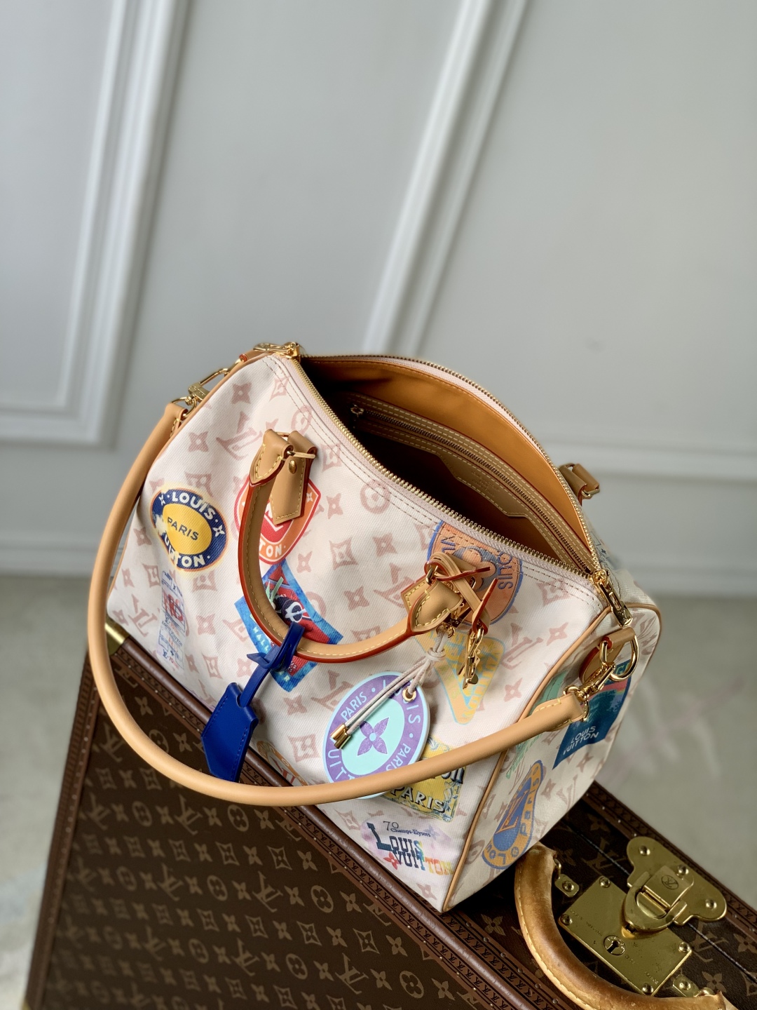 Louis Vuitton Speedy Soft 30 Boho Bag -21 x 17 x 30CM