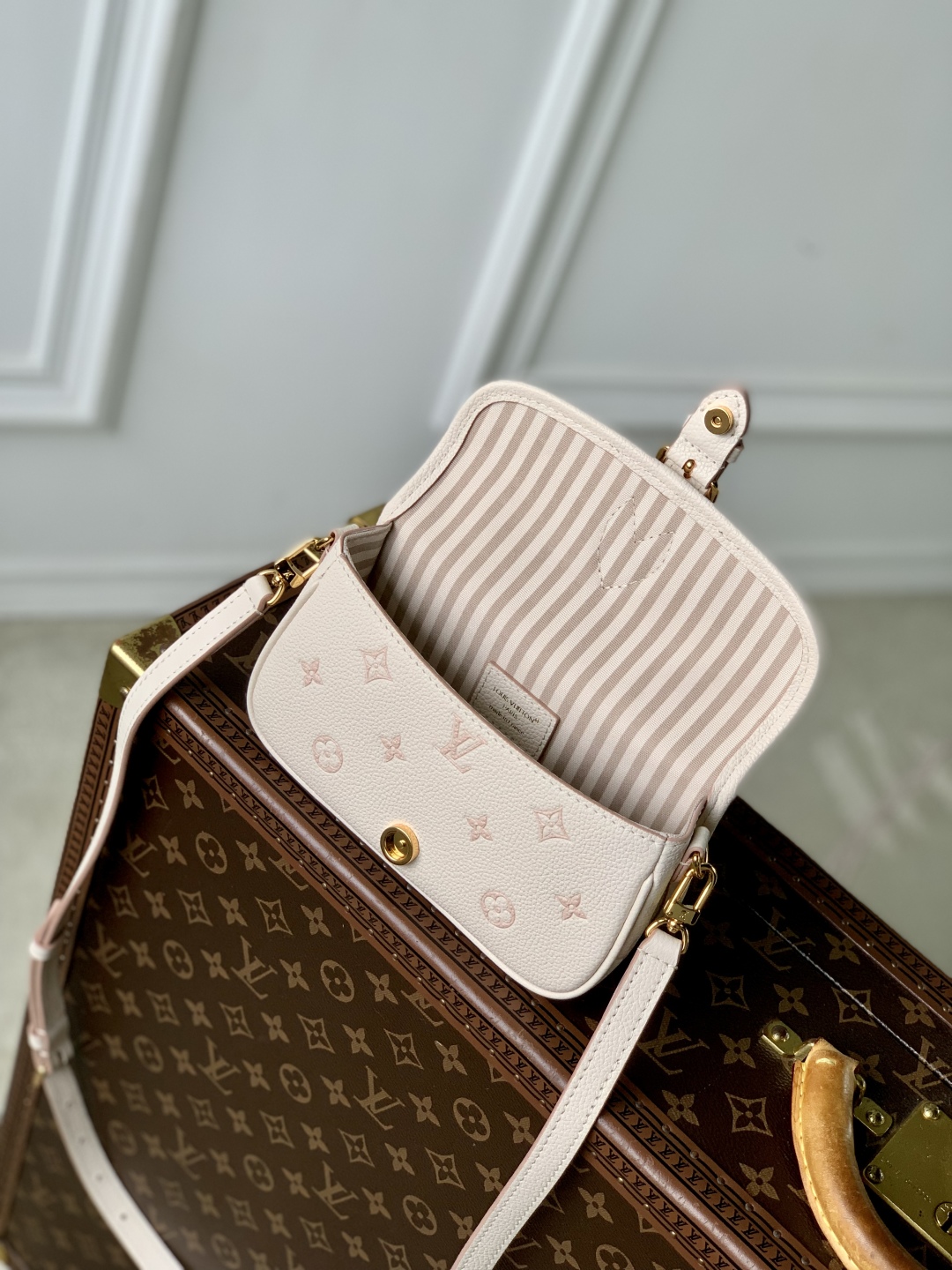 Louis Vuitton Nano Diane Handbags-M83566-19*10.5*6CM