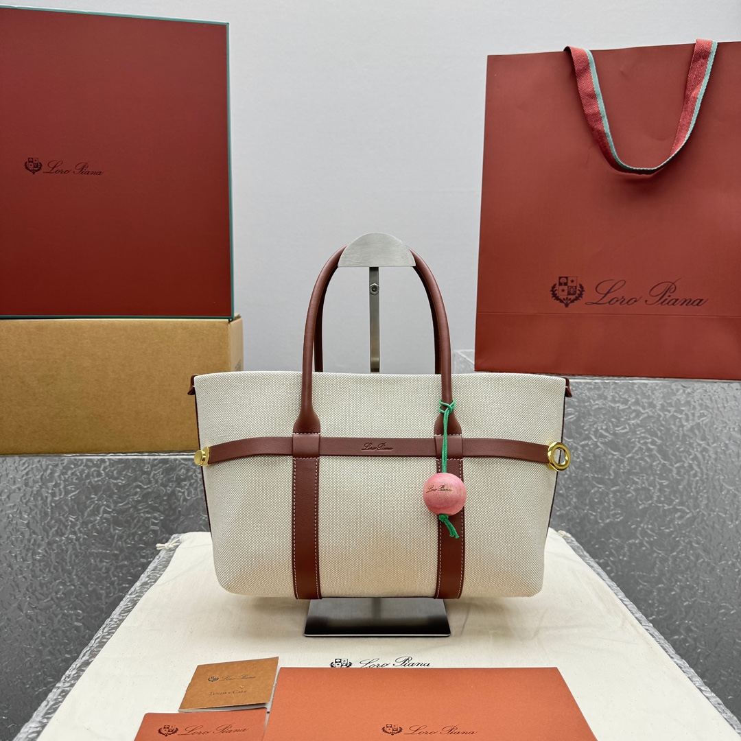 Loro Piana Ghiera Shopper Bag-28*19*12CM