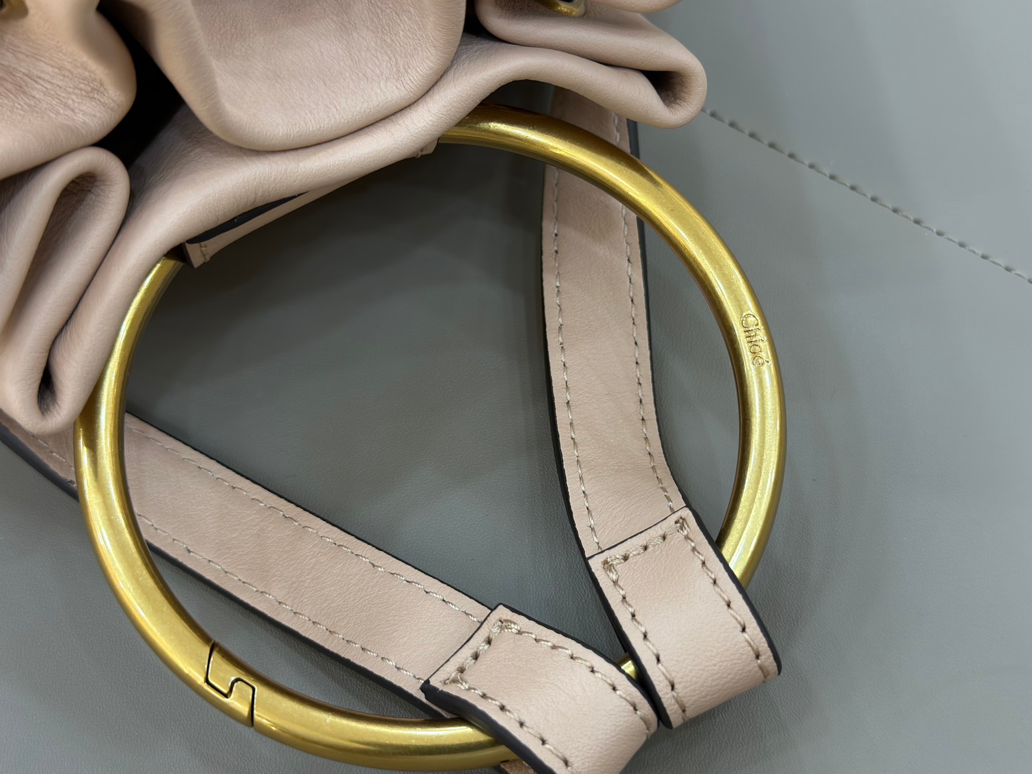 Chloé Bracelet Backpack In Grained Leather-22*20*10.5CM