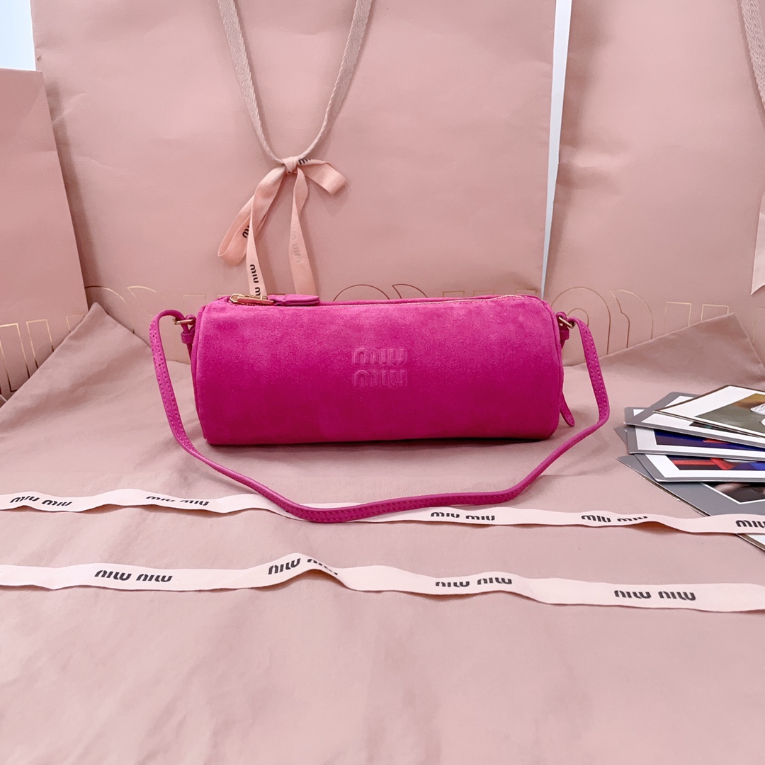 MiuMiu Suede Pouch-22 X 9 X 9CM