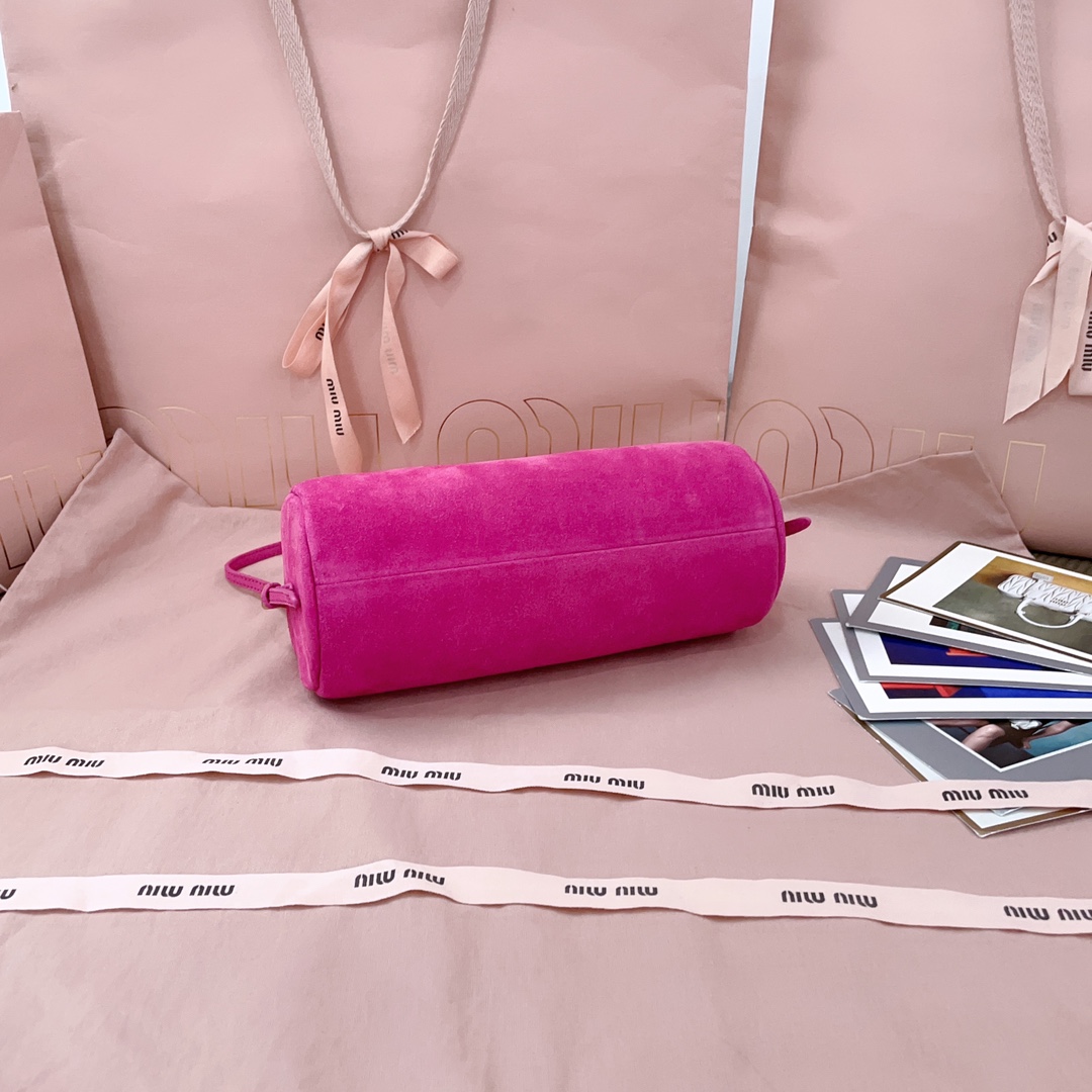 MiuMiu Suede Pouch-22 X 9 X 9CM