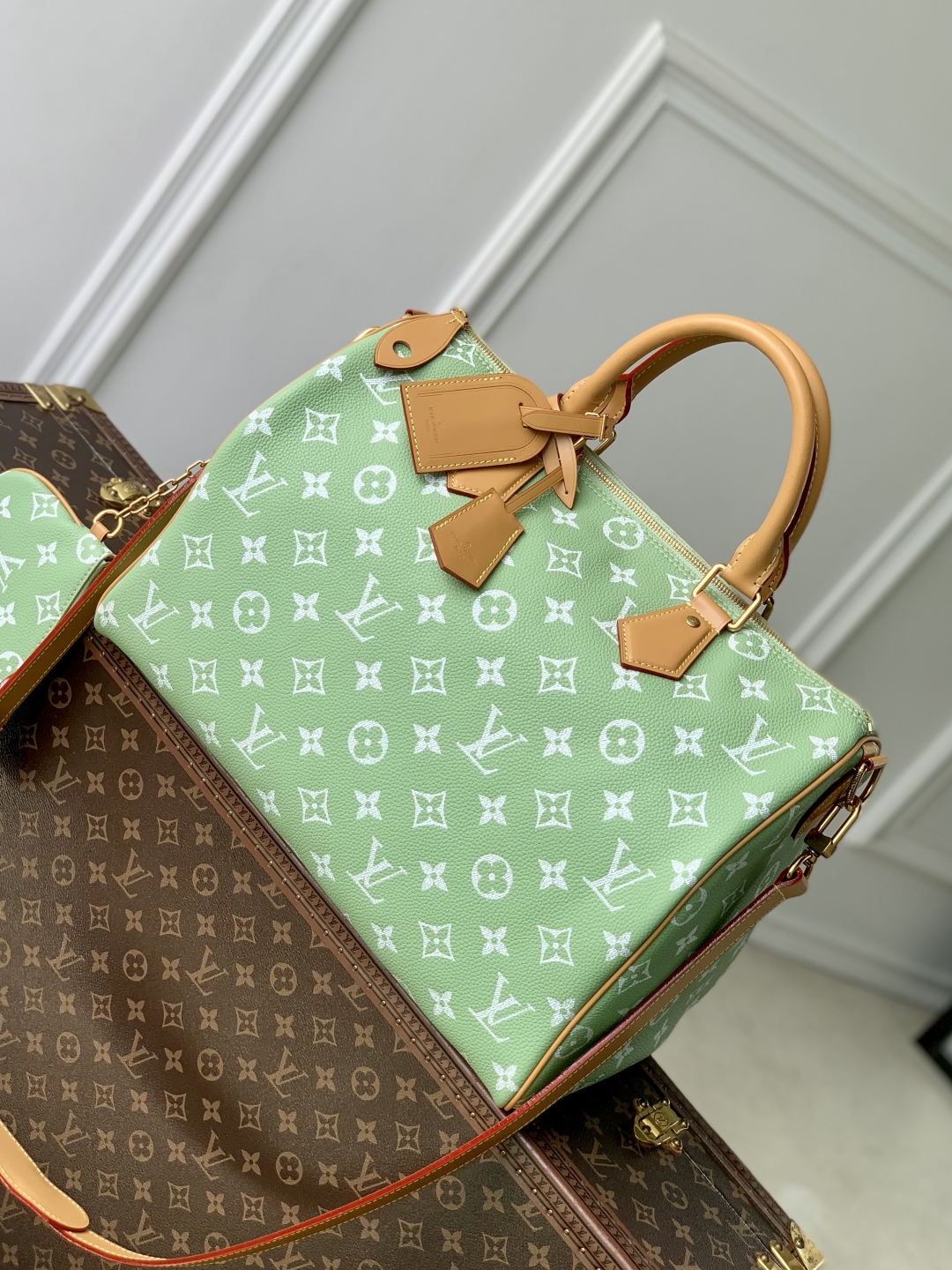 Louis Vuitton Speedy P9 Bandoulière 40 Monogram Leather -40 x 26 x 23CM