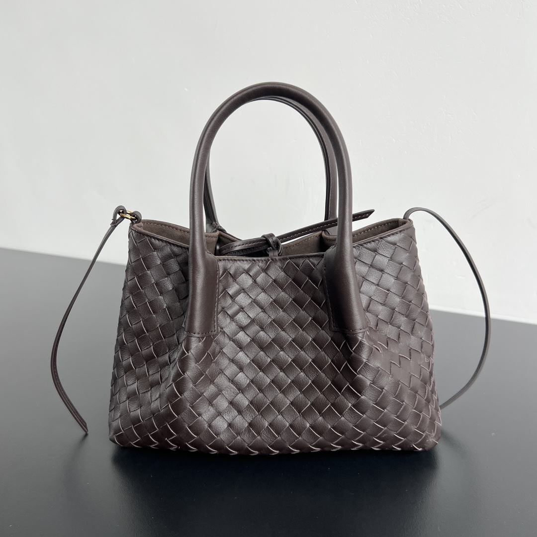 Bottega Veneta Burgundy Pinacoteca Reversible Tote -24*15*12CM