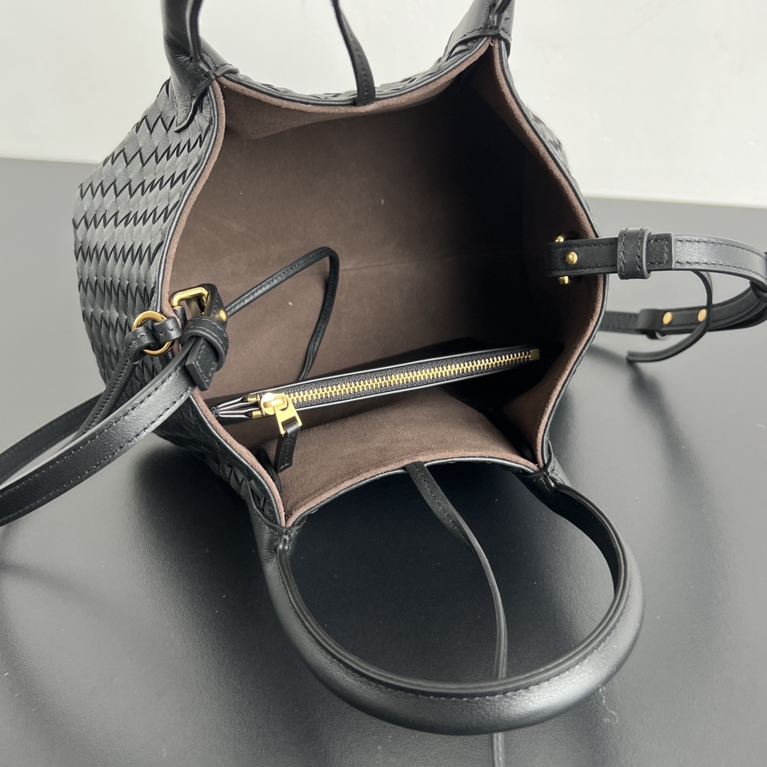 Bottega Veneta Burgundy Pinacoteca Reversible Tote -24*15*12CM