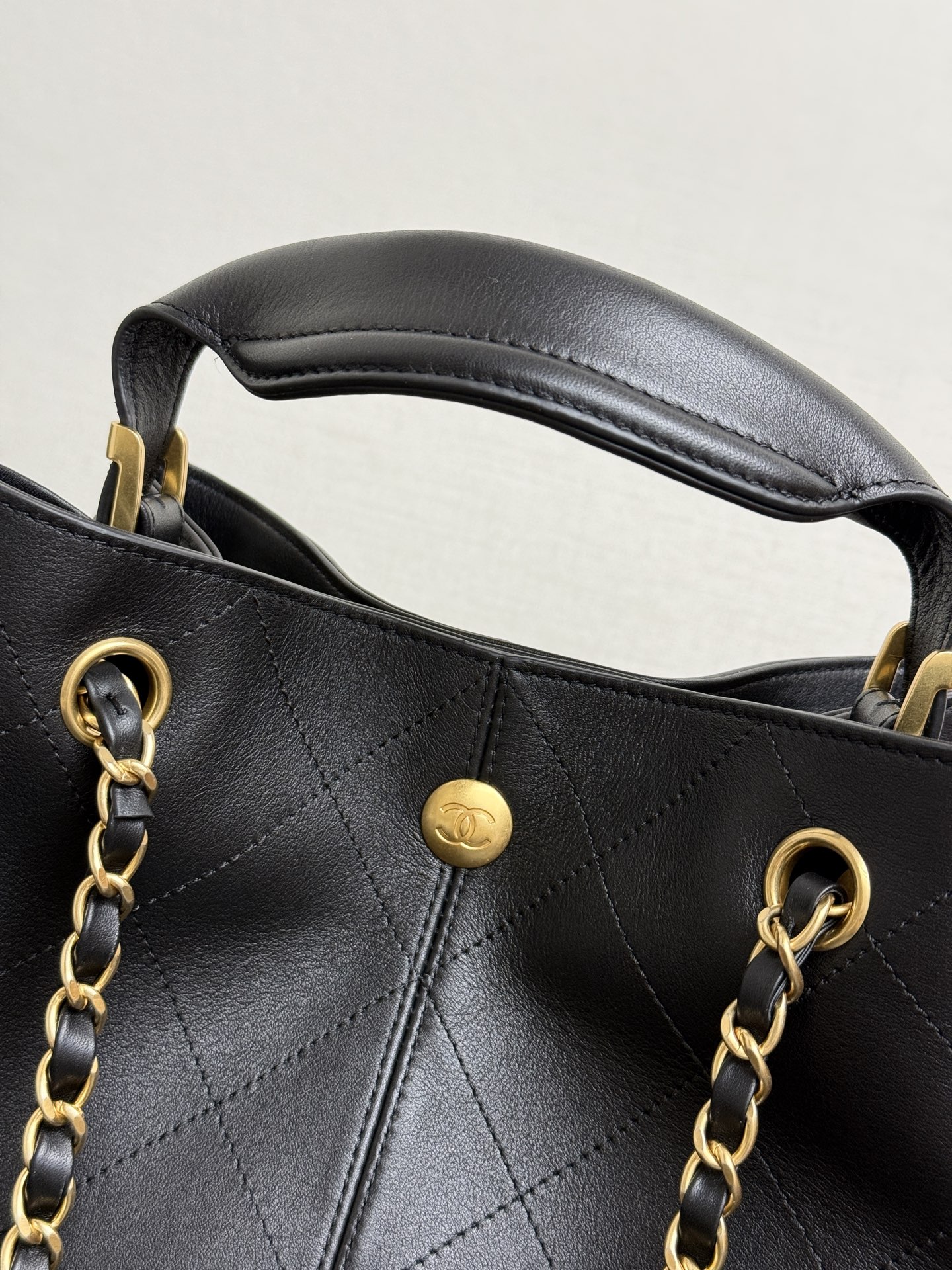 Ch@nel 2025SS Shopping Bag-31*28*12CM
