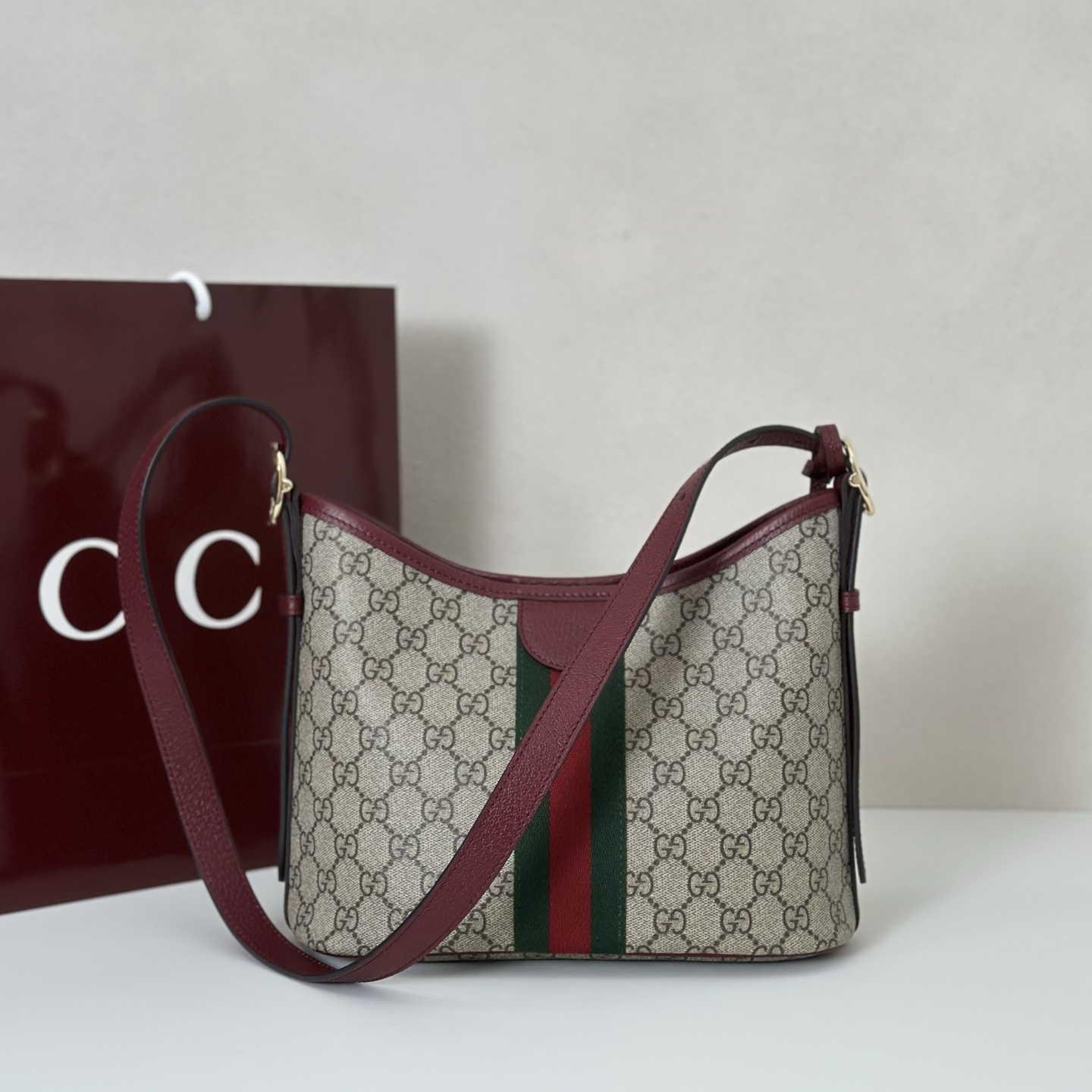 Gucci Ophidia Shoulder Bag-23*21*12CM